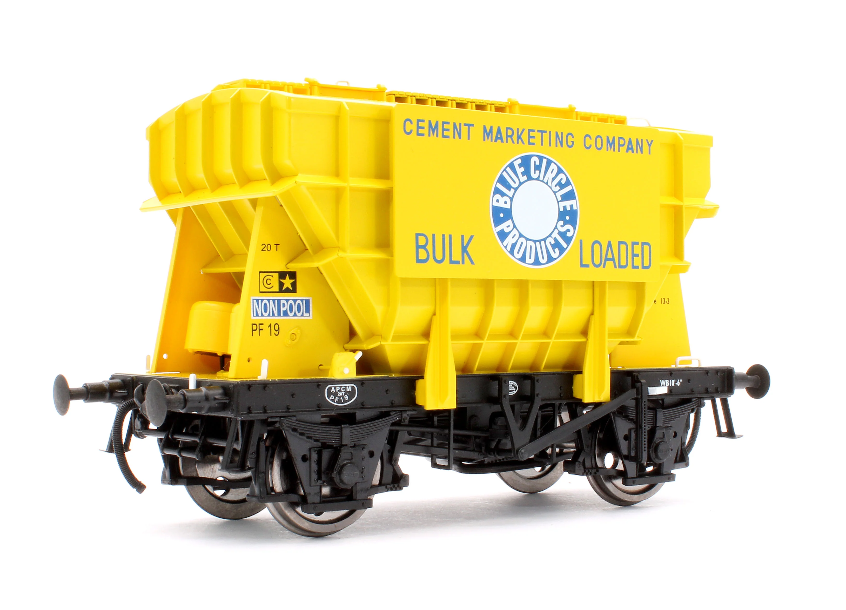 E3003C Presflo Wagon 'Blue Circle' Yellow PF19 (Pre-TOPS) - Image 3