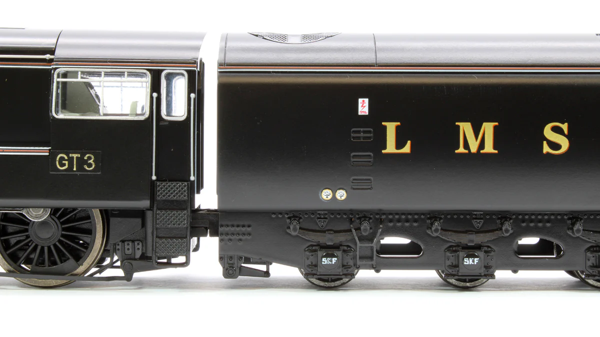 GT3-OO-S-LMS English Electric GT3 4-6-0 Gas Turbine Locomotive in LMS Black Livery (DCC Sound) - Image 7