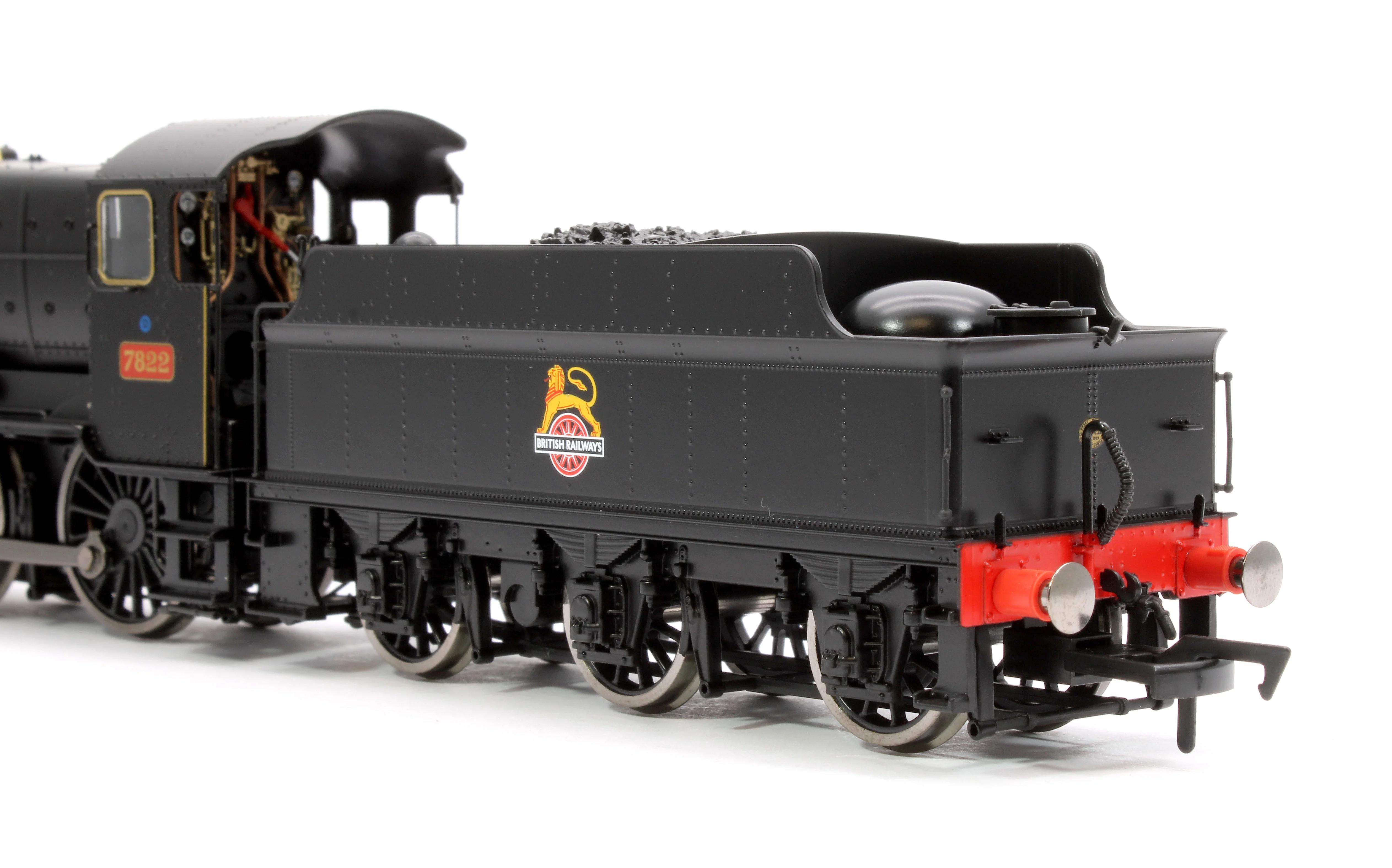 4S-001-012 Foxcote Manor BR Black Early Crest 78xx Manor Class 4-6-0 Steam Locomotive No.7822 - Image 10