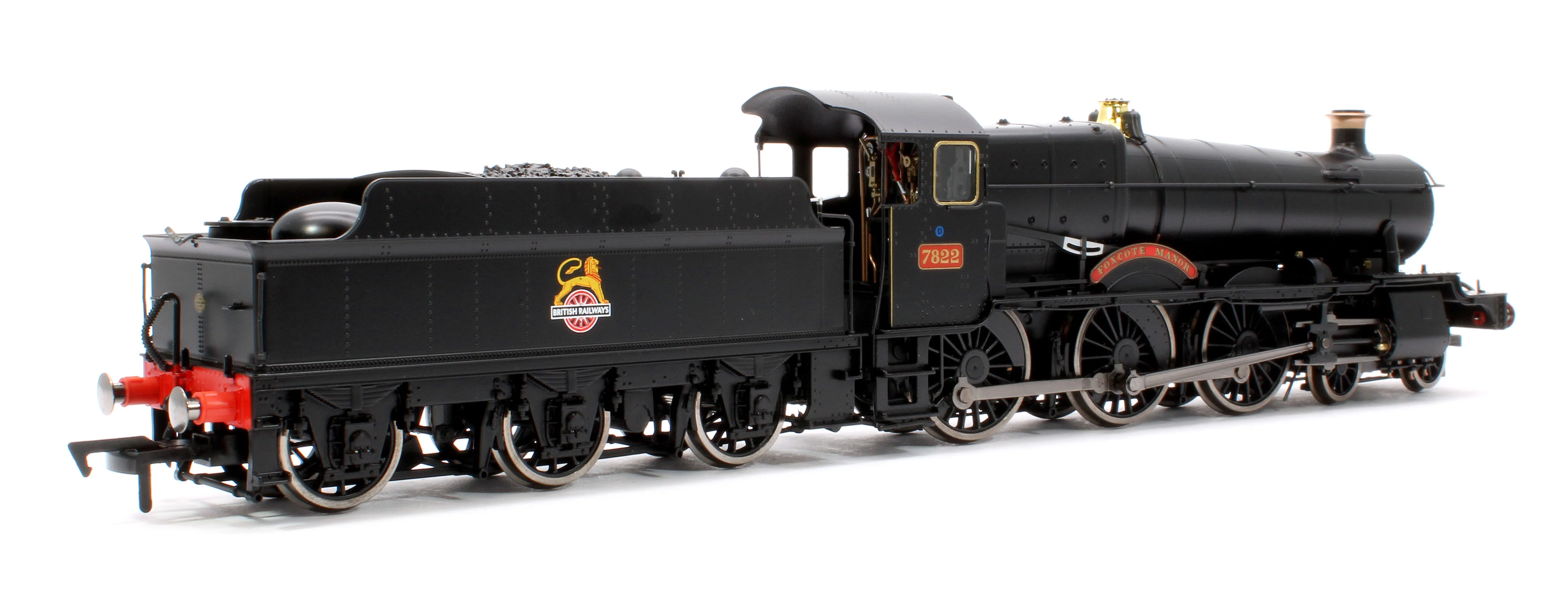4S-001-012 Foxcote Manor BR Black Early Crest 78xx Manor Class 4-6-0 Steam Locomotive No.7822 - Image 3