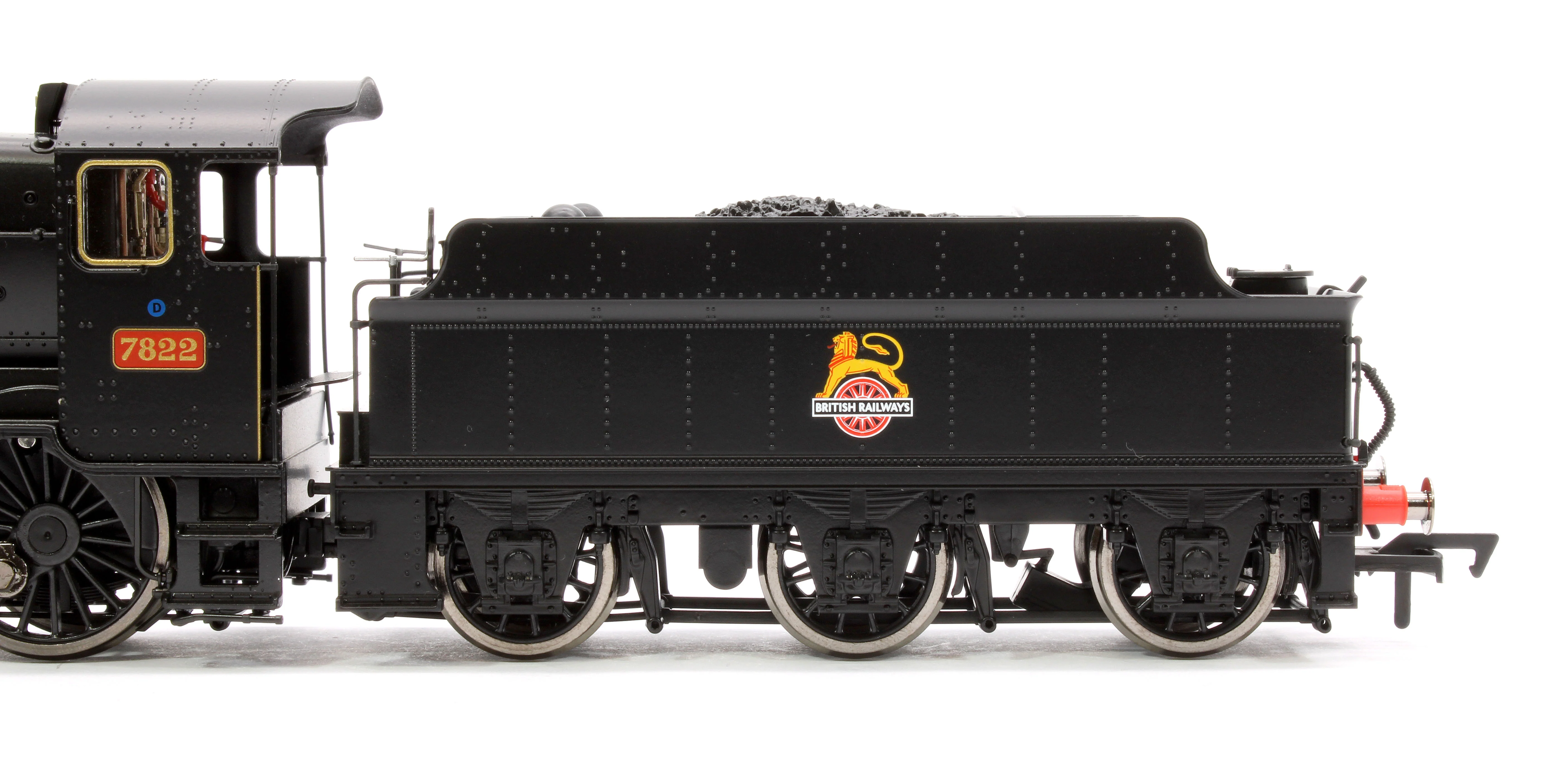 4S-001-012 Foxcote Manor BR Black Early Crest 78xx Manor Class 4-6-0 Steam Locomotive No.7822 - Image 8