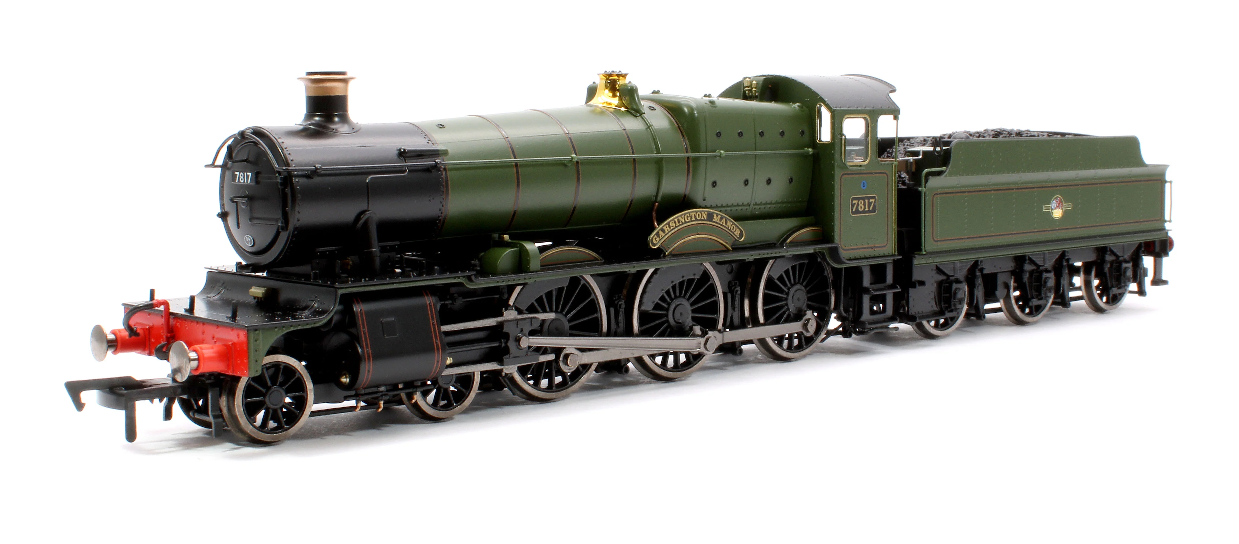 4S-001-013 Garsington Manor BR Lined Green Late Crest 78xx Manor Class 4-6-0 Steam Locomotive No.7817
