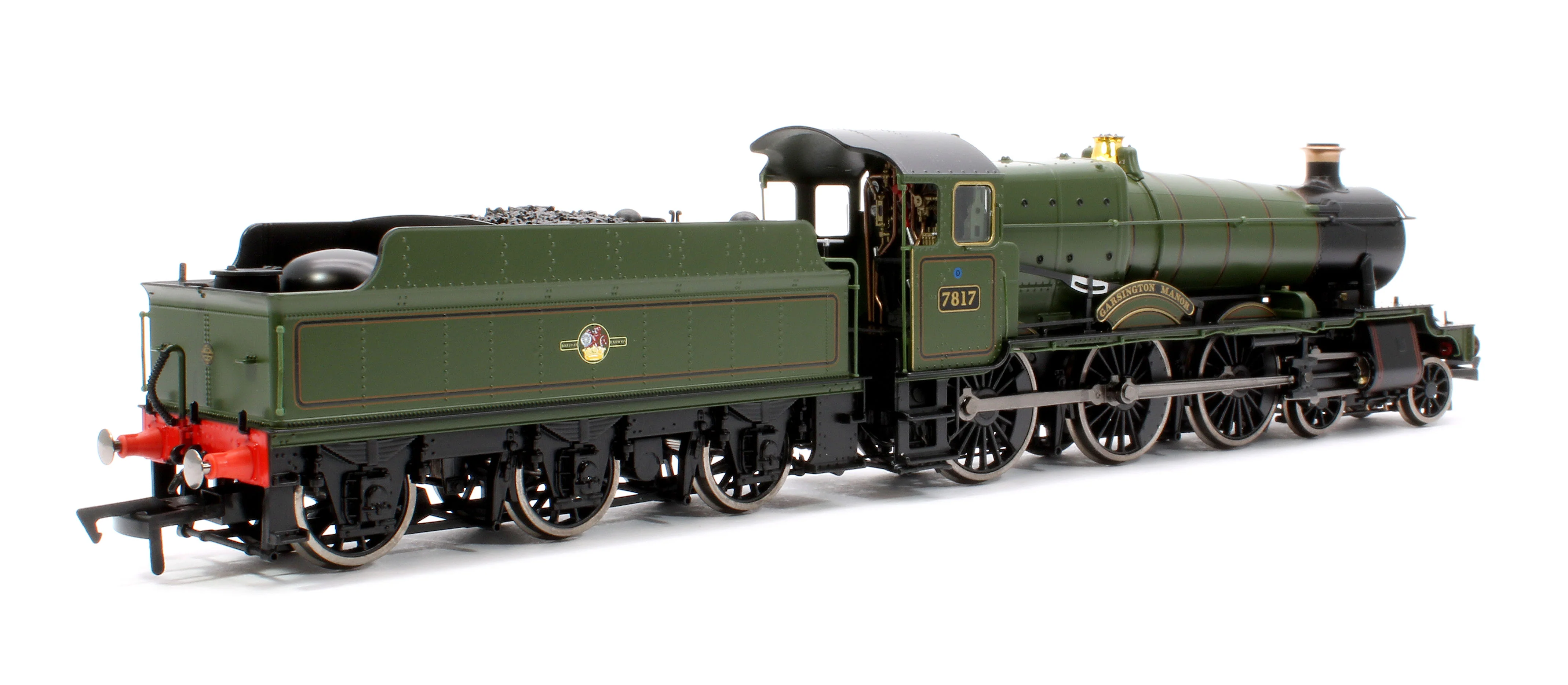4S-001-013 Garsington Manor BR Lined Green Late Crest 78xx Manor Class 4-6-0 Steam Locomotive No.7817 - Image 3