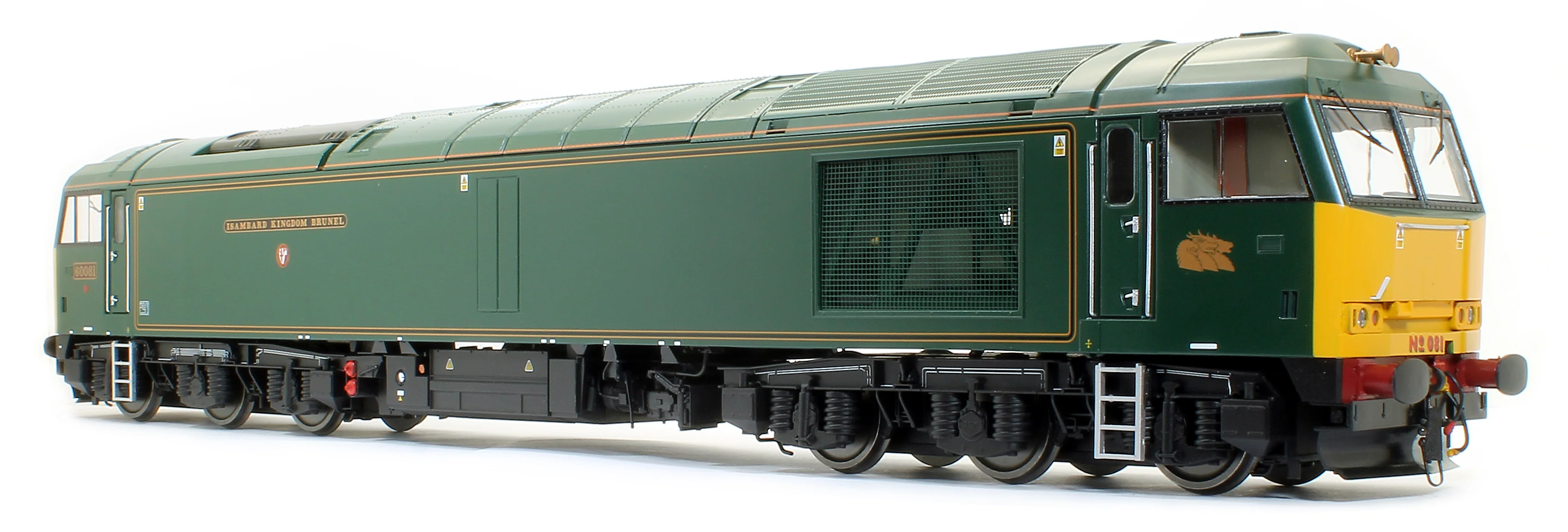 GM7240201 Class 60 081 'Isambard Kingdom Brunel' GWR Brunswick Green Diesel Locomotive - Image 6