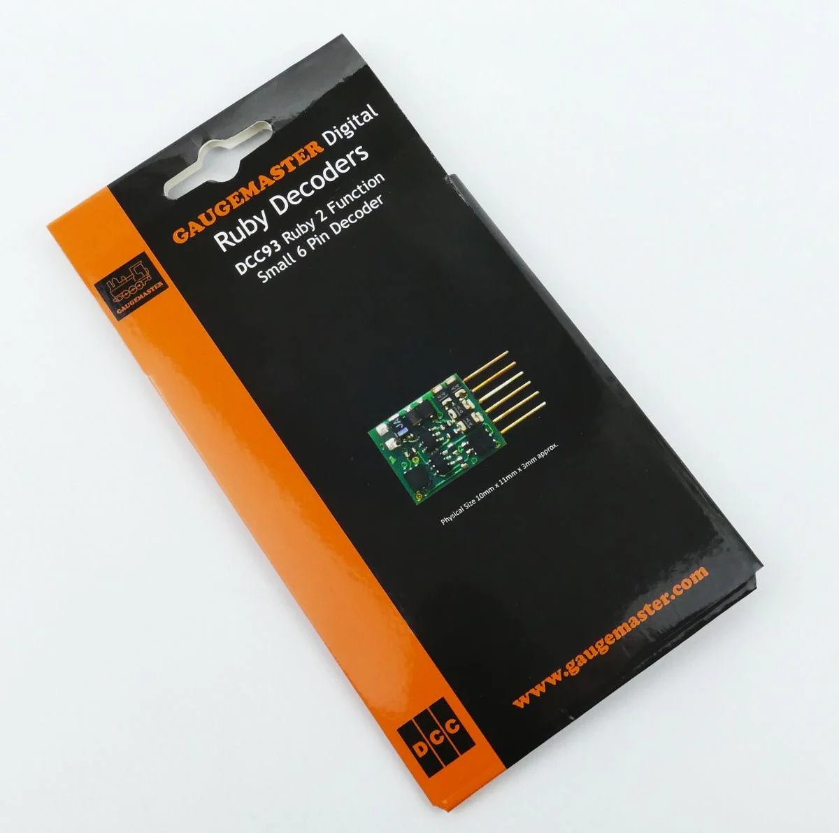 DCC93 Ruby Series 2fn Small DCC Decoder 6 Pin - Image 3