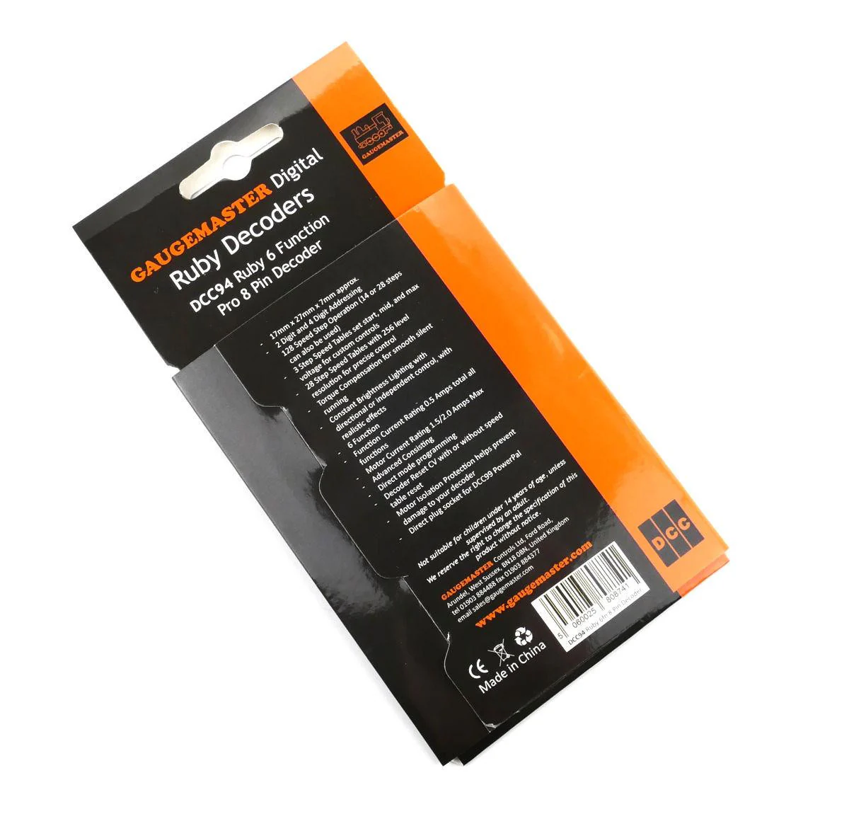 DCC94 Ruby Series 6 Function Pro DCC Decoder 8 Pin - Image 6