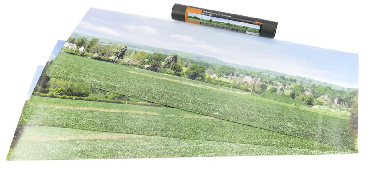 GM703 Large Backscene - Open Field (2744 x 304mm)