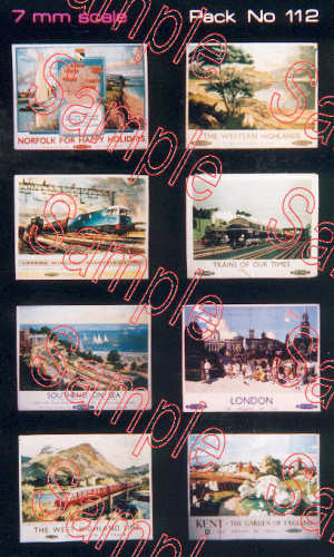 TSO112 O Gauge BR Travel Posters Large