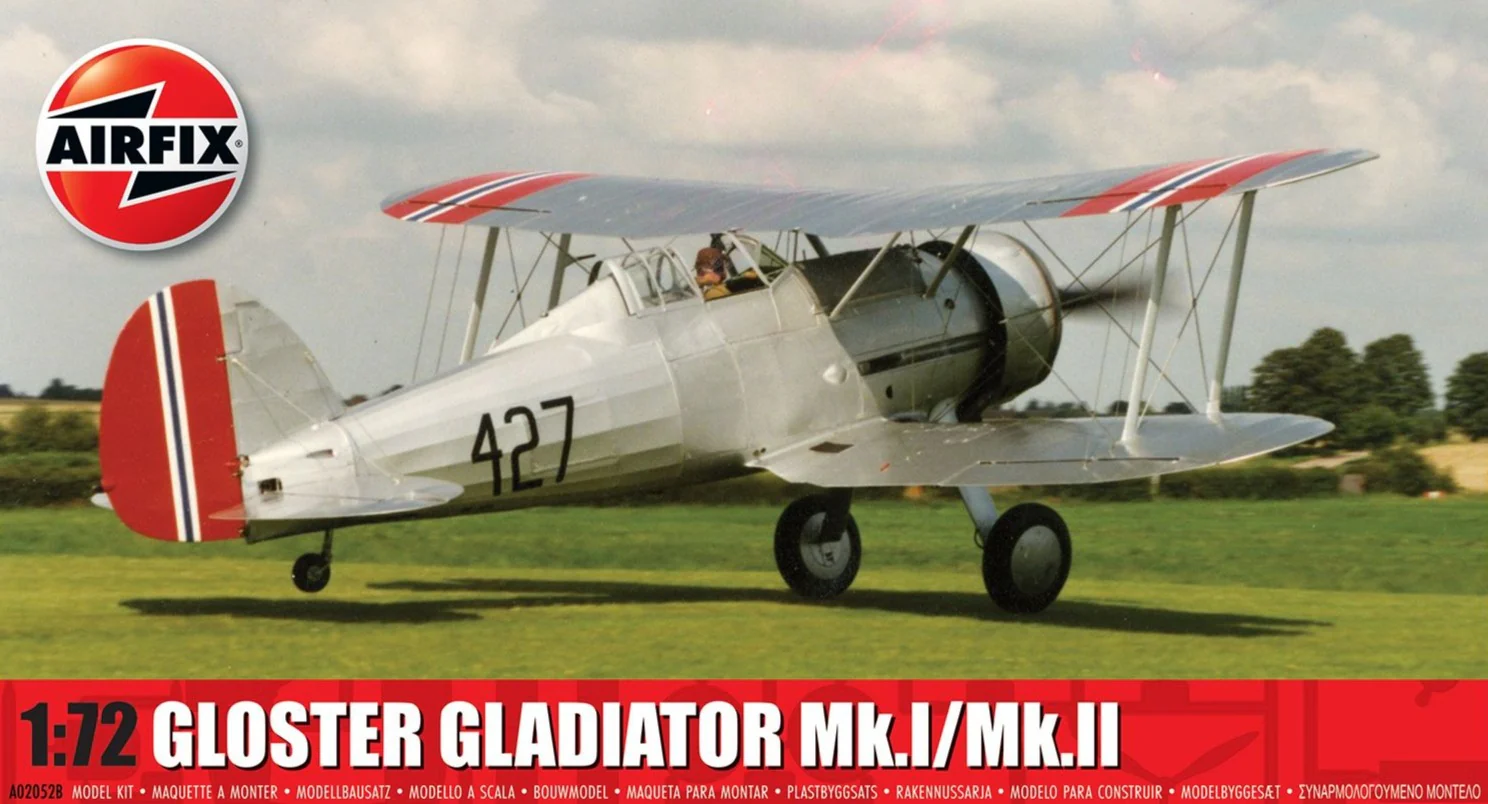 A02052B Gloster Gladiator Mk.I/Mk.II Model Kit