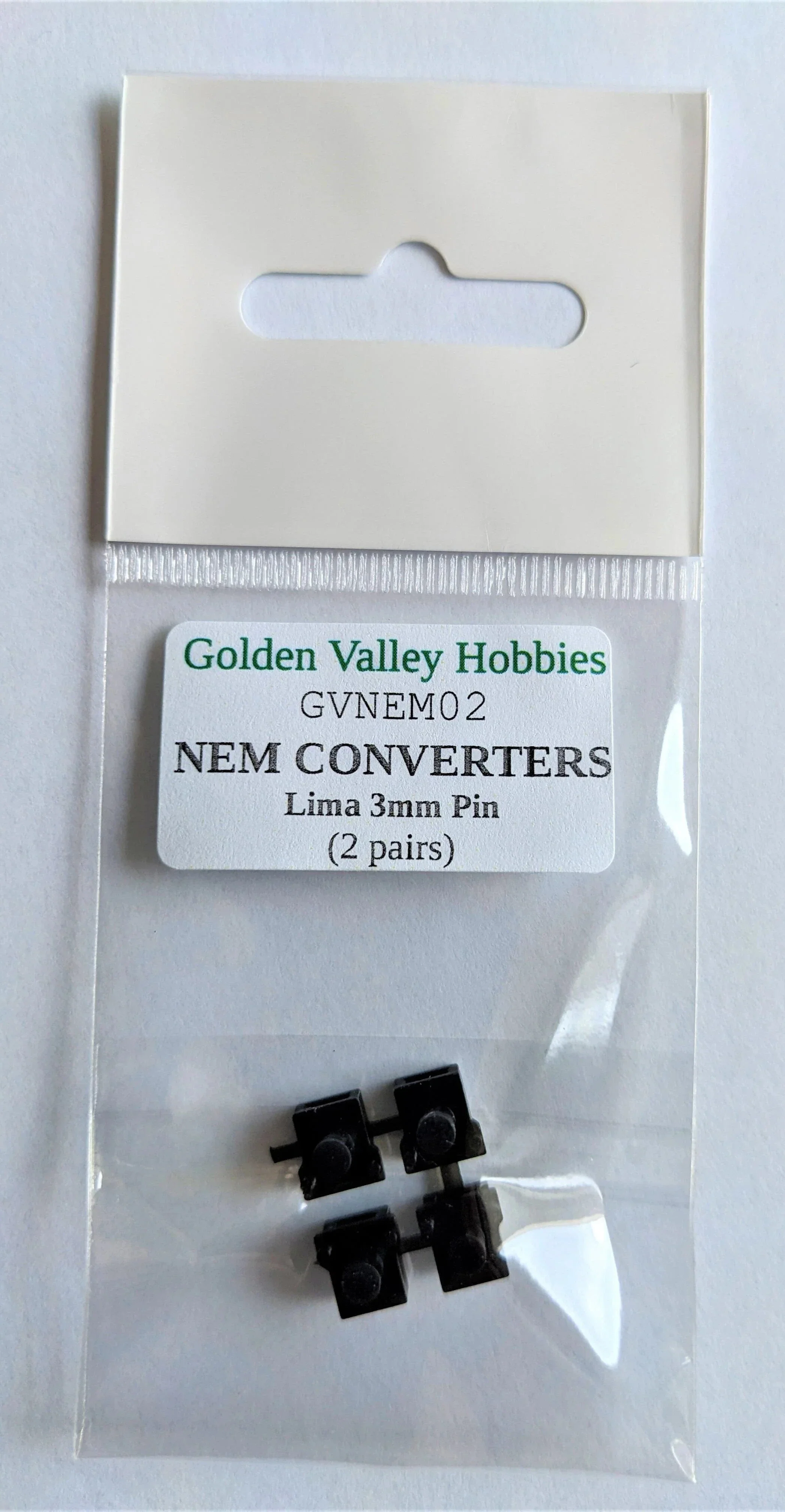 GVNEM02 Conversion NEM pockets for Lima wagons with 3mm pin (2 pairs)