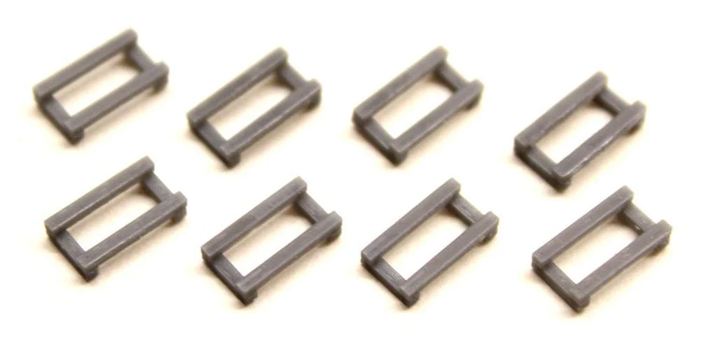 BS1055 Lowmac Chock x8 Load - OO 1/76 UNPAINTED