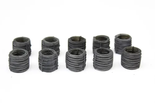 BS16GWSC10 Bulkscene 16mm Strapped Wire Coils - Steel Grey - Pack of 10