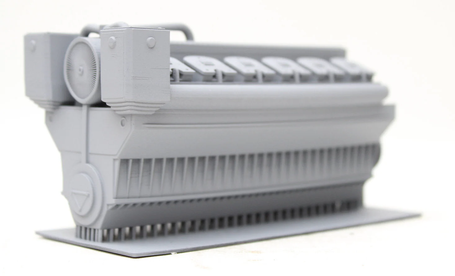 BS2023 MAN B&W Heavy Diesel Power Plant Engine - UNPAINTED