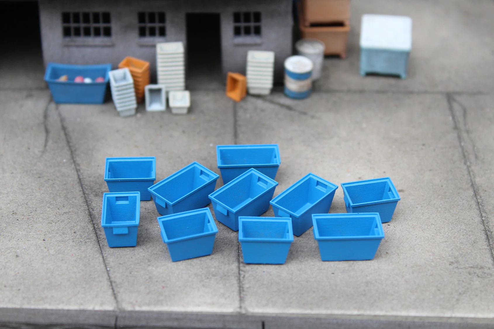 BS6075 Fishing Net Tubs - UNPAINTED - Pack of 10 - Image 3