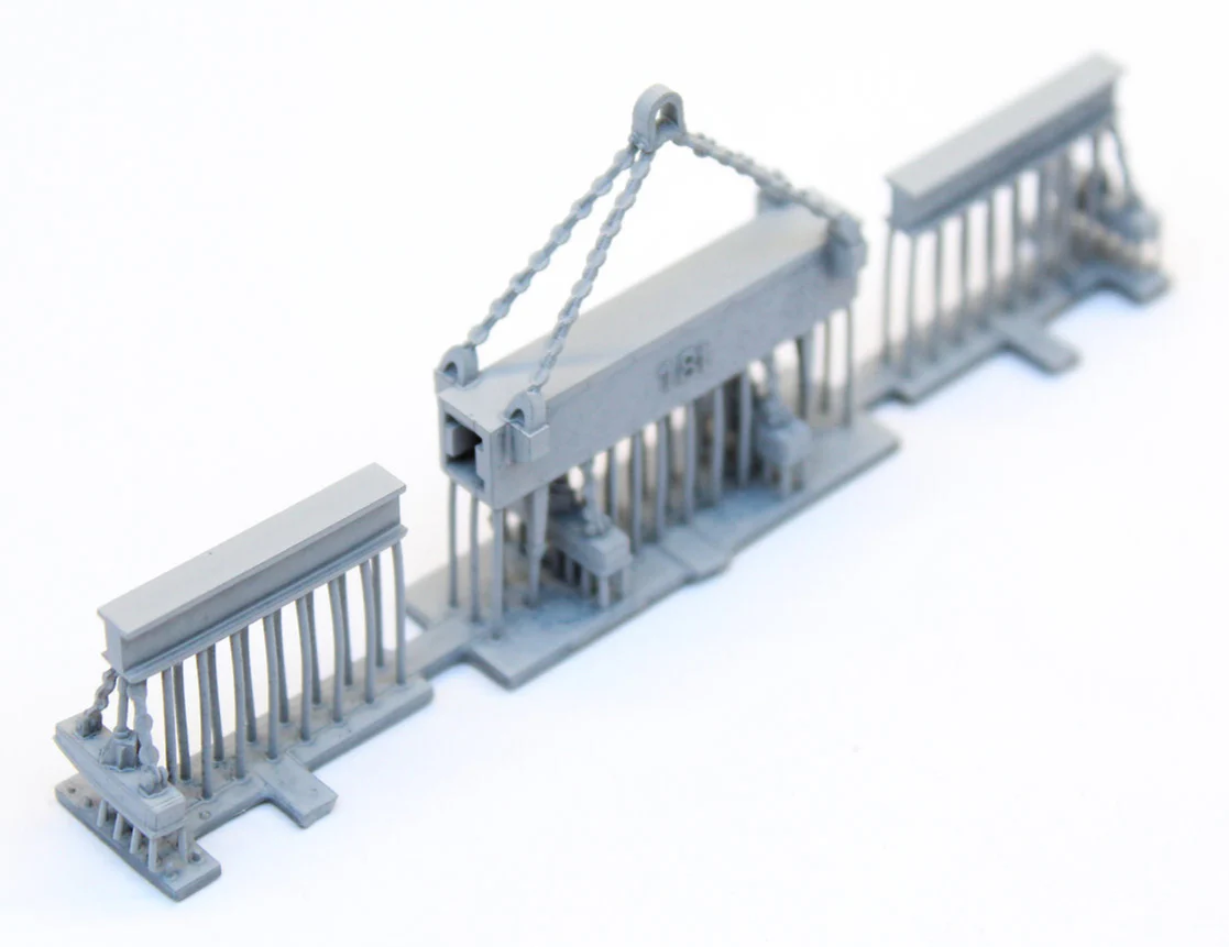 BS7018 Plate Lift Electromagnet Crane Attachment UNPAINTED - 1:76 OO Gauge - Image 2