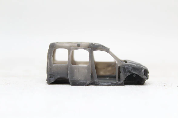BSSMALLVANSCRAP Gutted Small Vans - UNPAINTED - Pack of 5 - Image 3