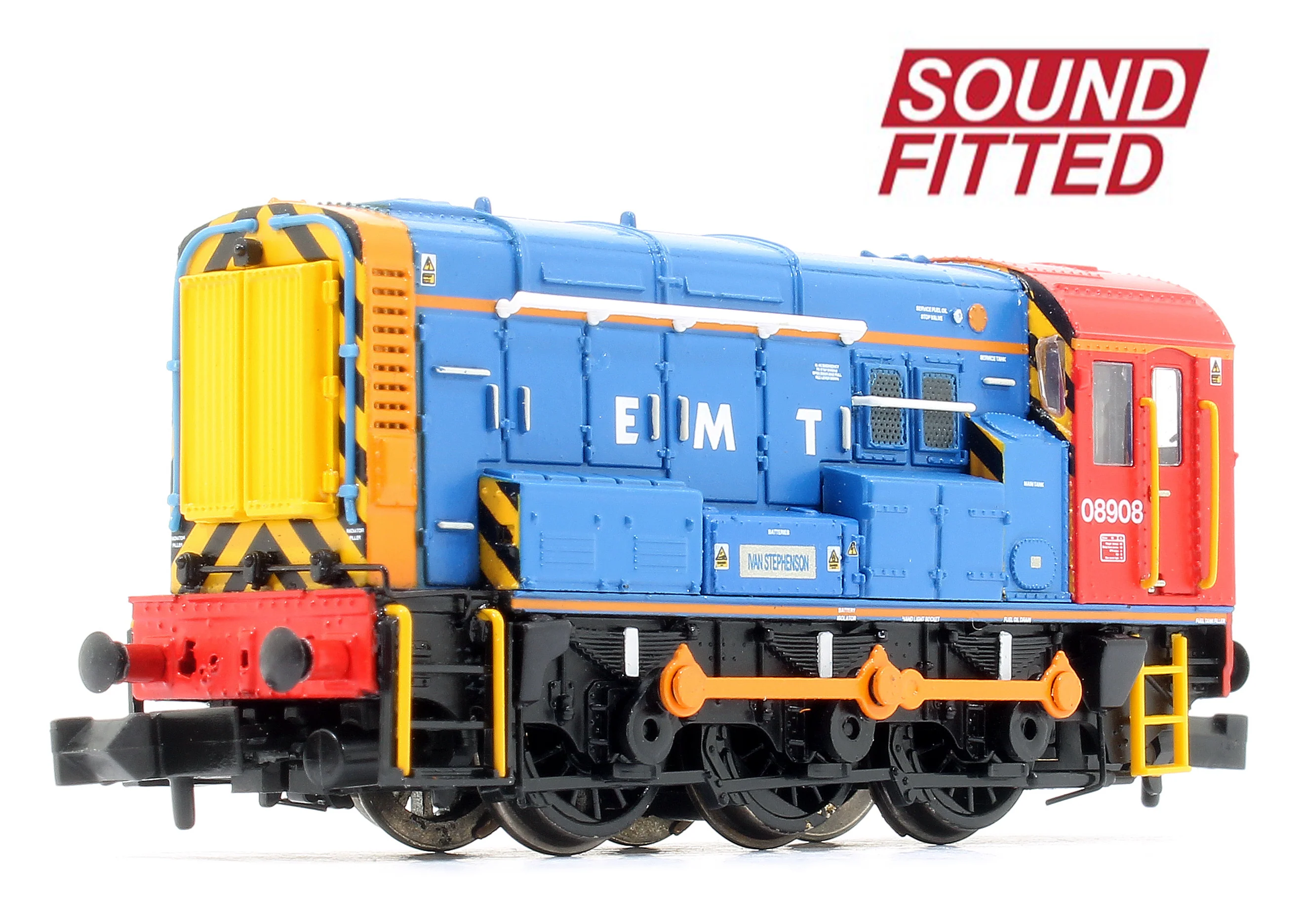 371-016SDSF Class 08 08908 East Midlands Trains Diesel Shunter DCC Sound (Regional Exclusive)