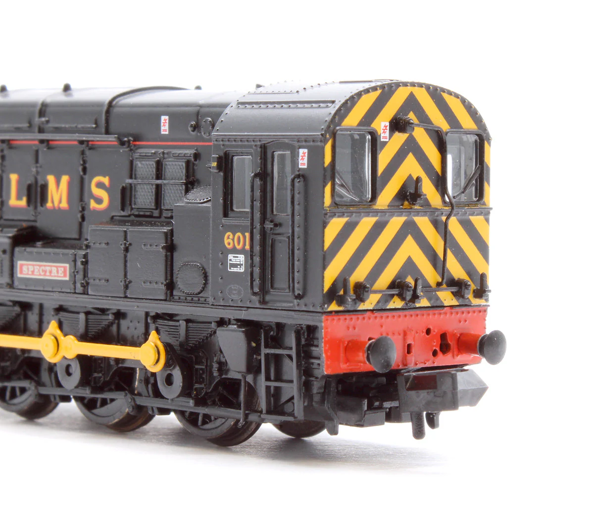 Pre-Owned 371-020DB Class 08 601 'Spectre' LMS Black Diesel Locomotive - DCC Fitted - Image 7