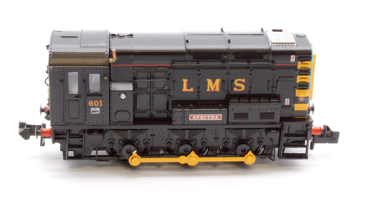 Pre-Owned 371-020DB Class 08 601 'Spectre' LMS Black Diesel Locomotive - DCC Fitted - Image 9