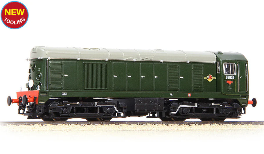 371-030A Class 20/0 Disc Headcode & Tablet Catcher D8032 BR Green (Late Crest) Diesel Locomotive - Image 5