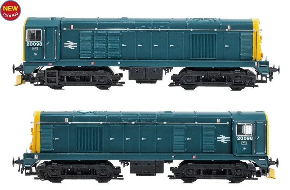 371-032C Class 20/0 Disc Headcode & Tablet Catcher Recess 20098 BR Blue Diesel Locomotive - Image 4