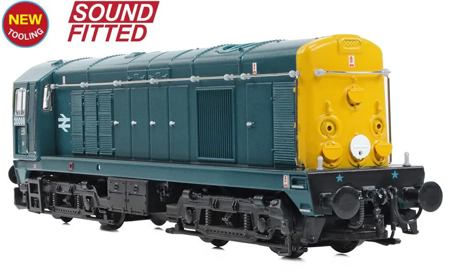 371-032CSF Class 20/0 Disc Headcode & Tablet Catcher Recess 20098 BR Blue Diesel Locomotive - DCC Sound - Image 2