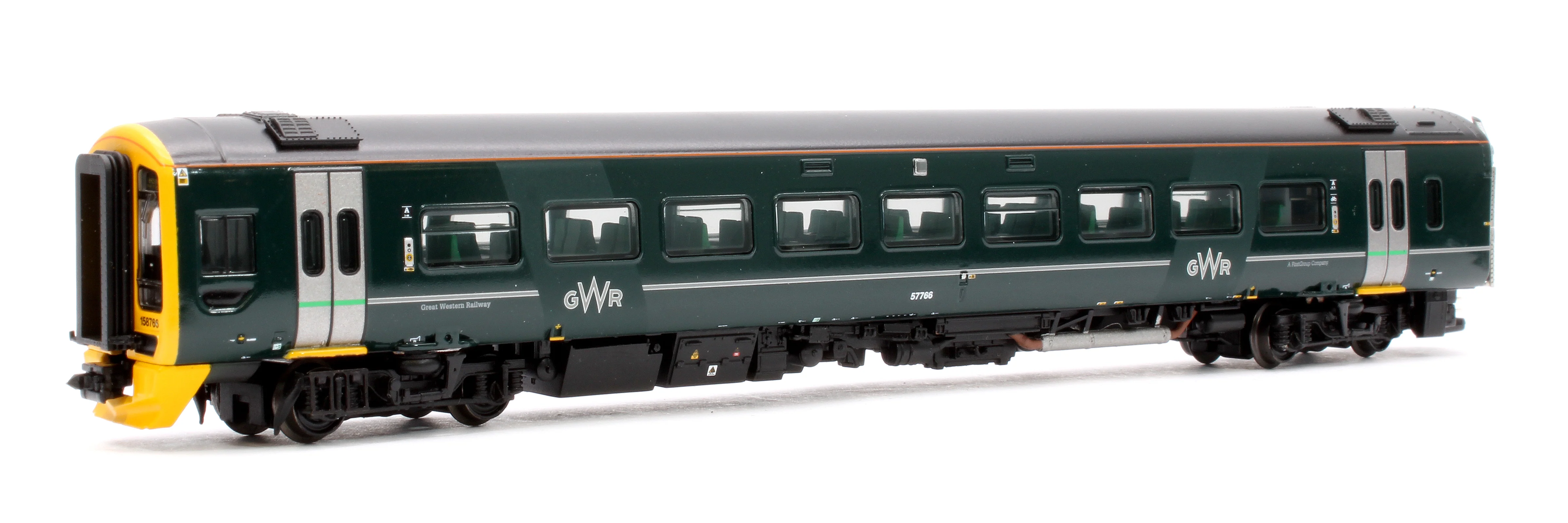 371-857 Class 158 2-Car DMU 158766 GWR Green (FirstGroup) - Image 2