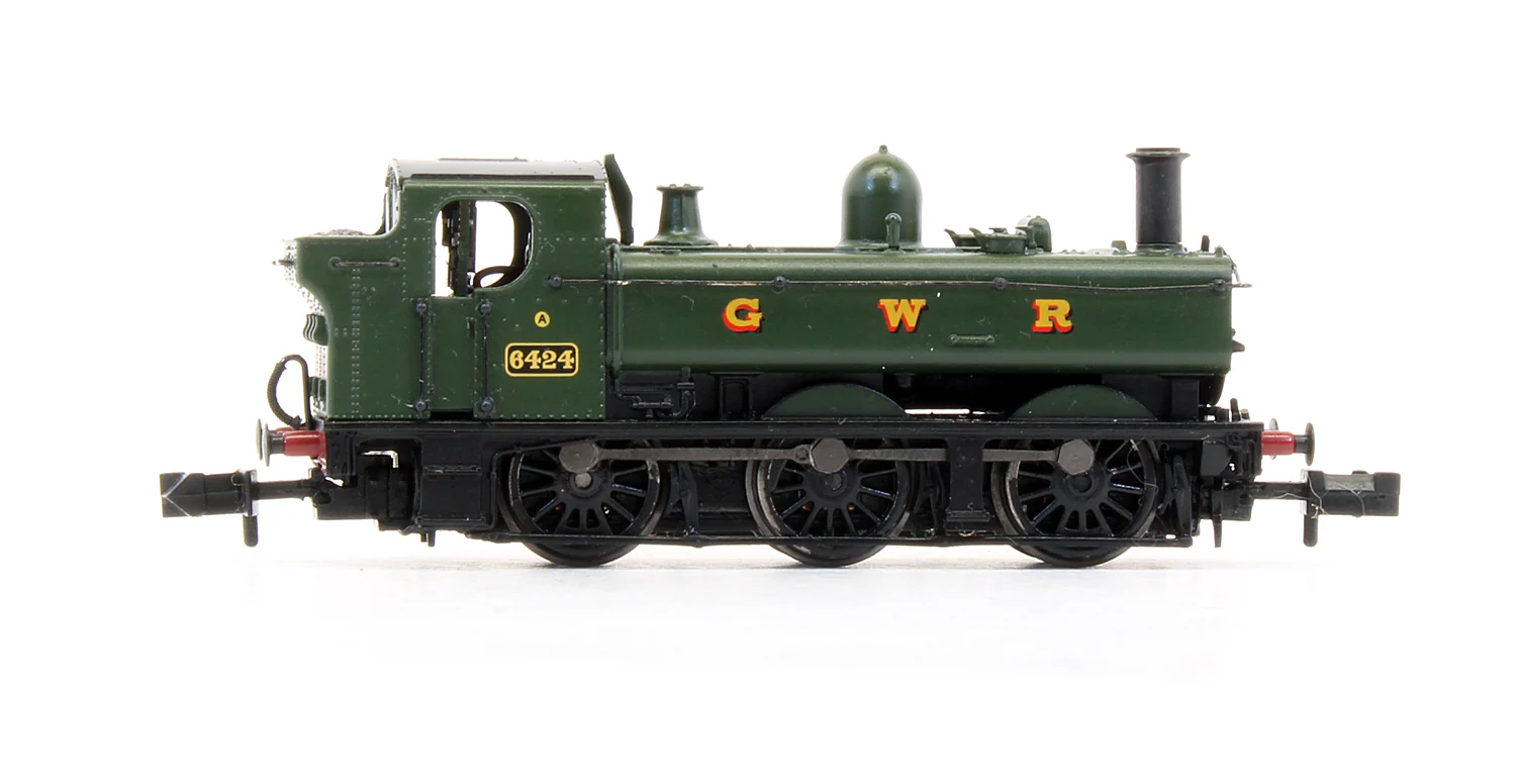 Pre-Owned 371-985A Class 64XX Pannier Tank 6424 GWR Green Steam Locomotive - Image 3