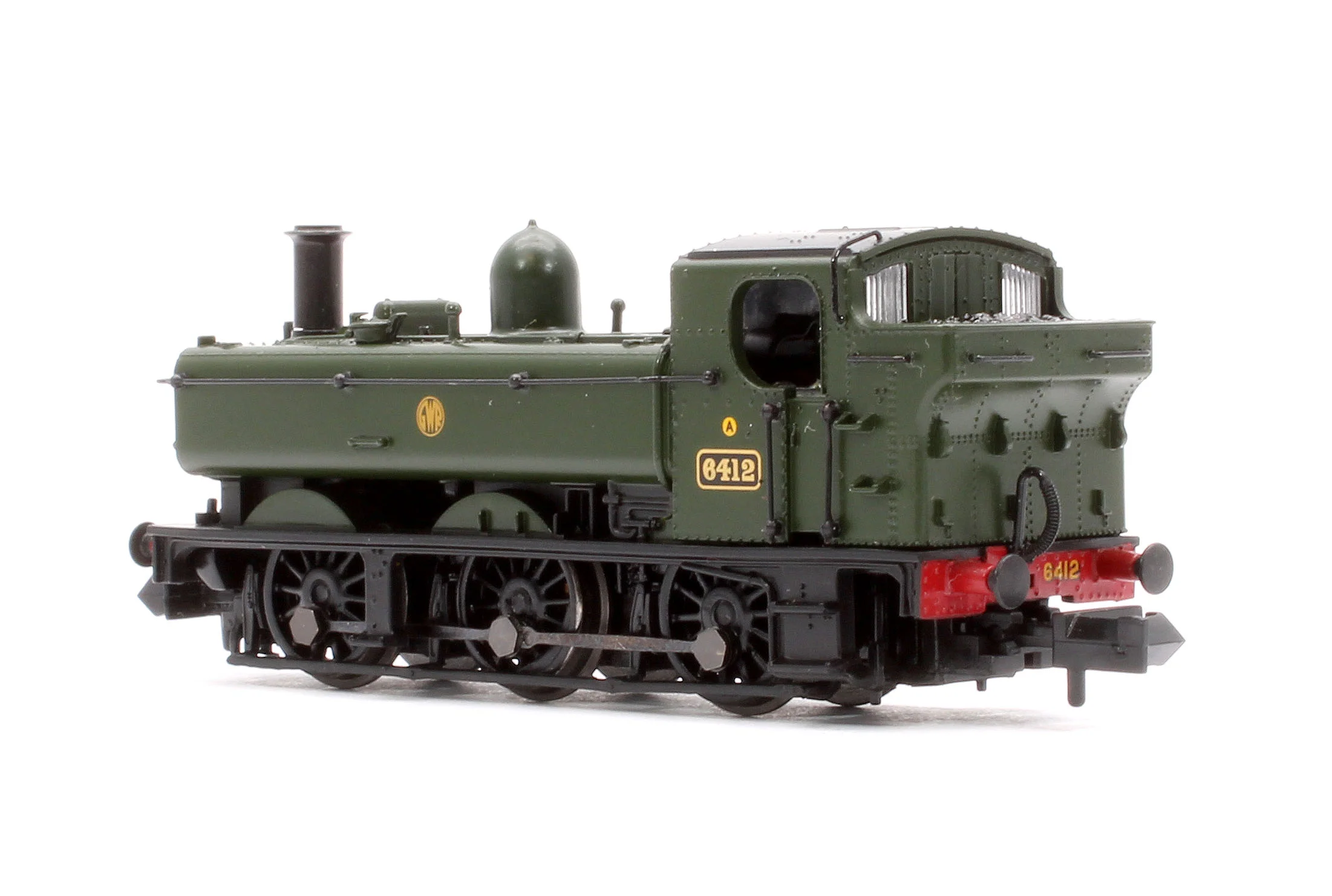 371-990 GWR 64XX Pannier Tank 6412 GWR Green (Shirtbutton) [Preserved] Steam Locomotive - Image 2