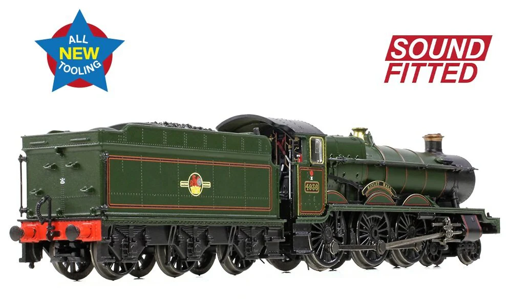372-011SF GWR 49XX 'Hall' 4936 'Kinlet Hall' BR Lined Green (Late Crest) Steam Locomotive - DCC Sound - Image 4