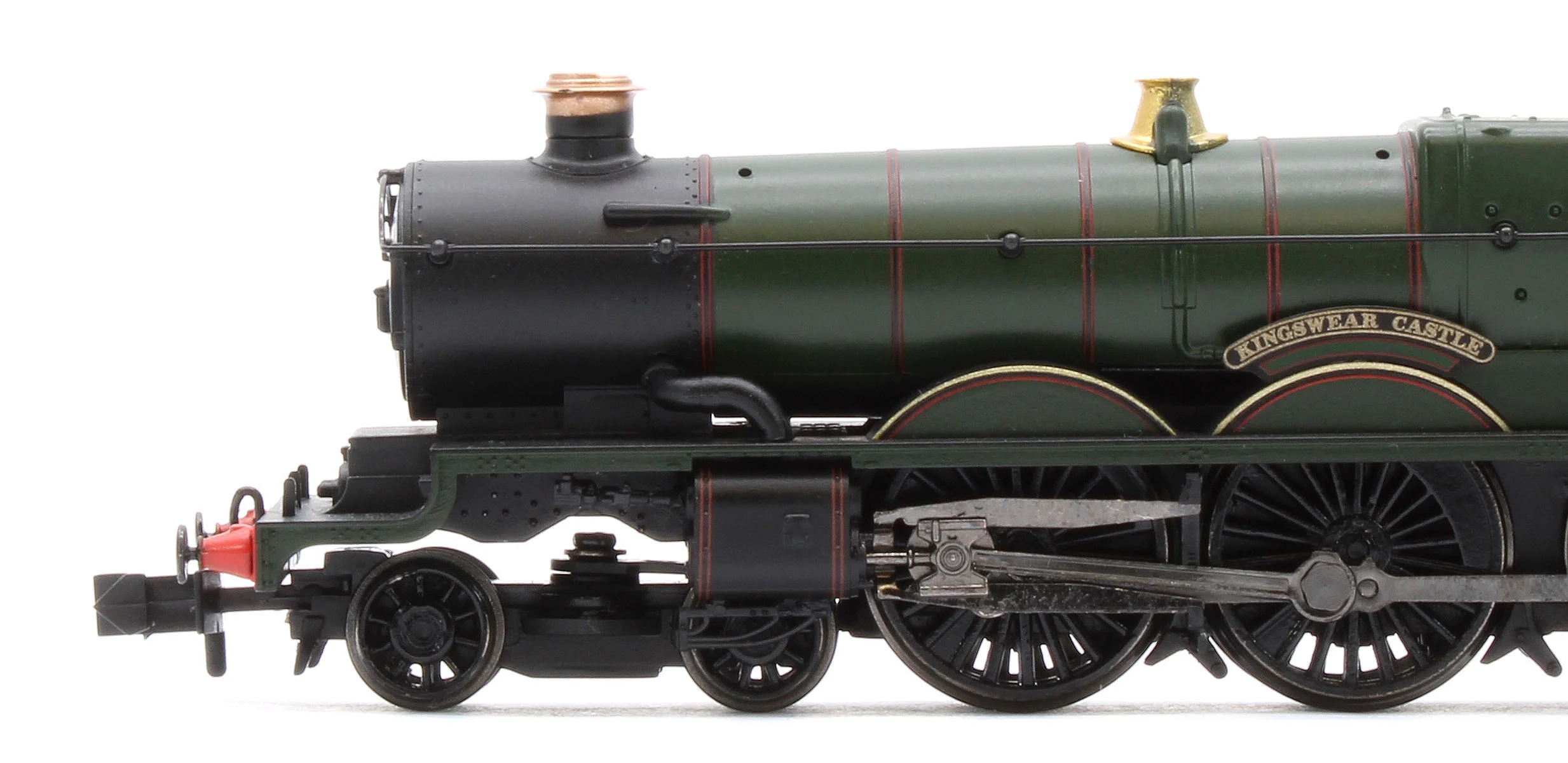 372-031A GWR 4073 'Castle' 5015 'Kingswear Castle' BR Lined Green (Early Emblem) Steam Locomotive - Image 8