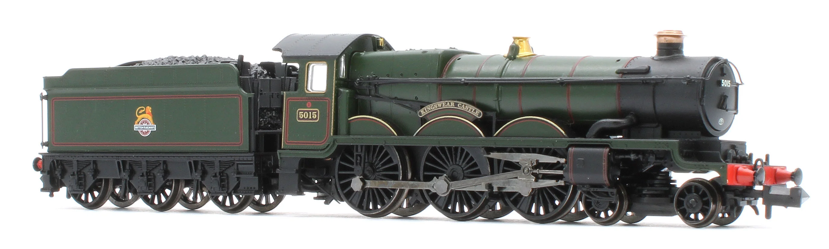 372-031ASF GWR 4073 'Castle' 5015 'Kingswear Castle' BR Lined Green (Early Emblem) Steam Locomotive - DCC Sound - Image 6