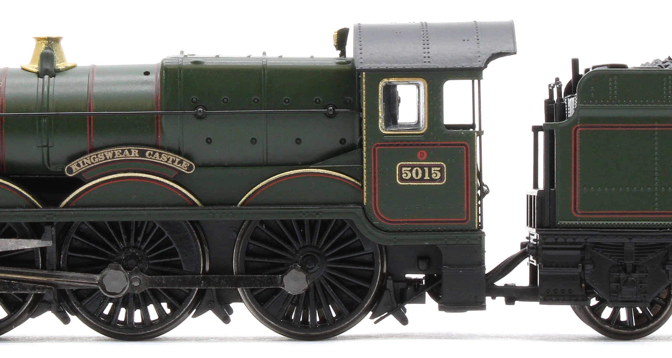 372-031ASF GWR 4073 'Castle' 5015 'Kingswear Castle' BR Lined Green (Early Emblem) Steam Locomotive - DCC Sound - Image 9