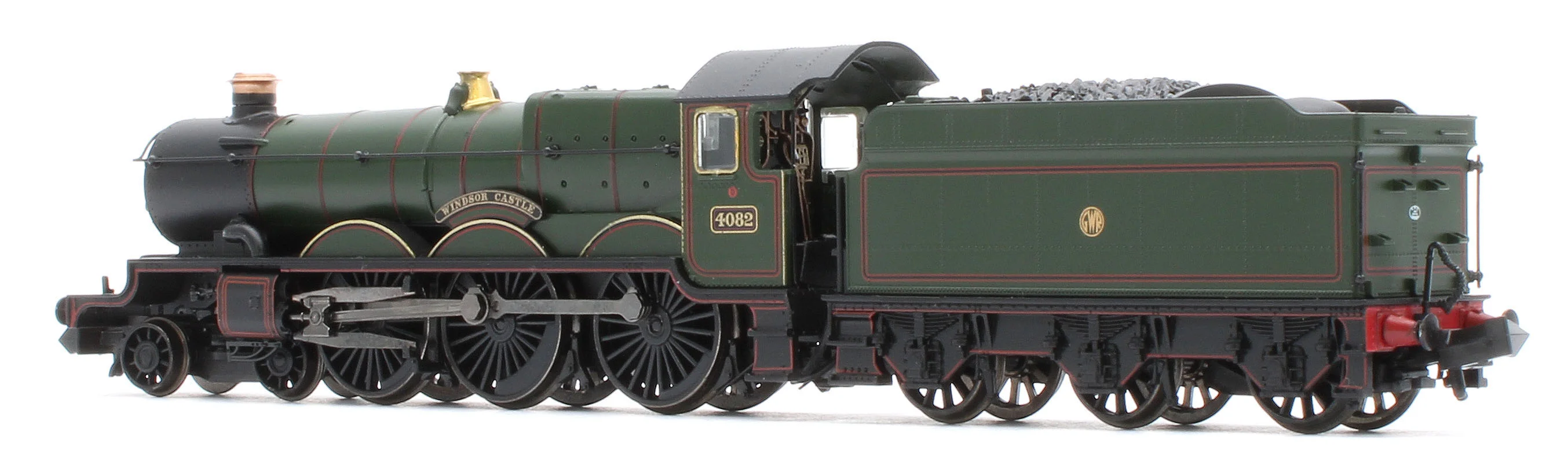 372-035 GWR 4073 'Castle' 4082 'Windsor Castle' GWR Lined Green (Shirtbutton) Steam Locomotive - Image 3