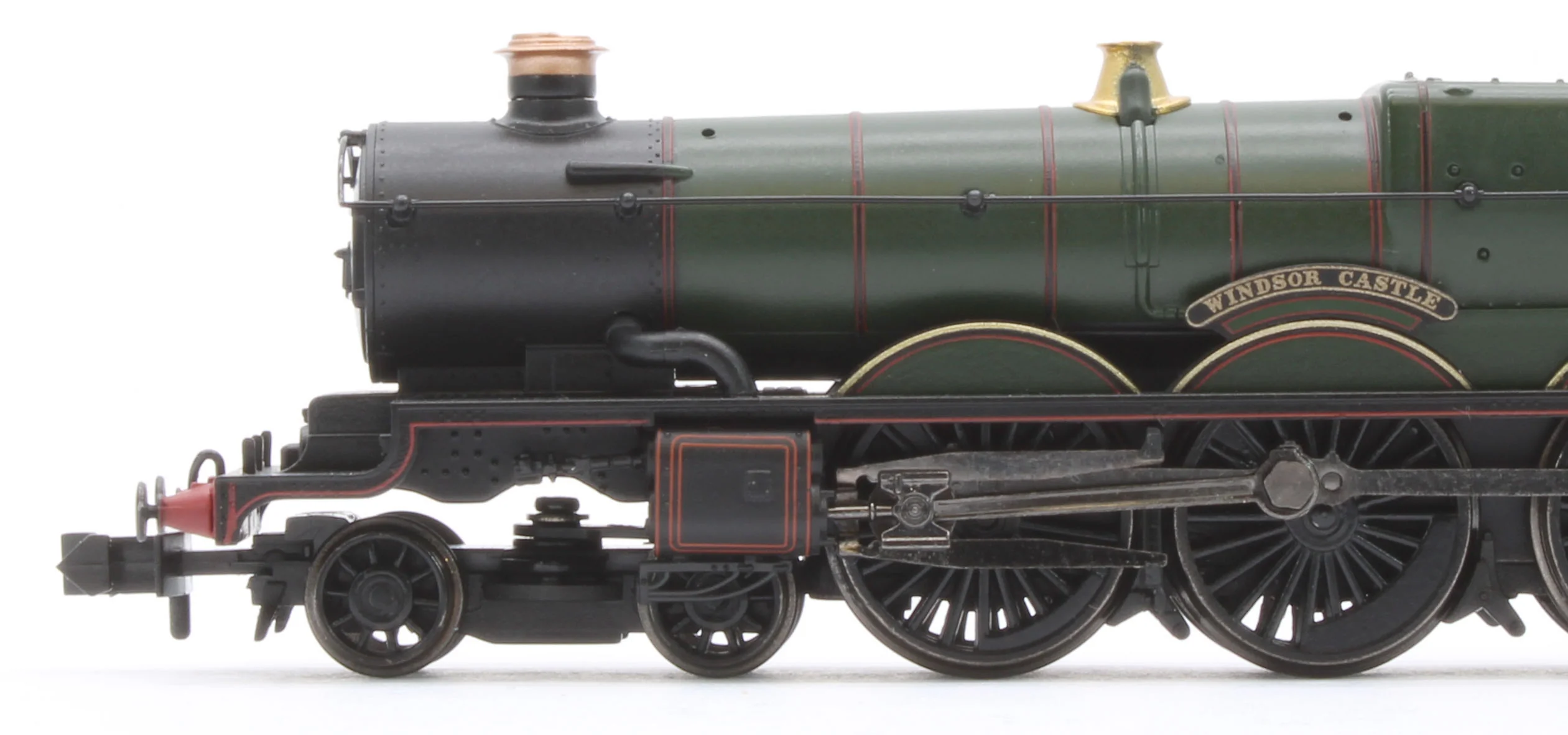 372-035SF GWR 4073 'Castle' 4082 'Windsor Castle' GWR Lined Green (Shirtbutton) Steam Locomotive - DCC Sound - Image 8