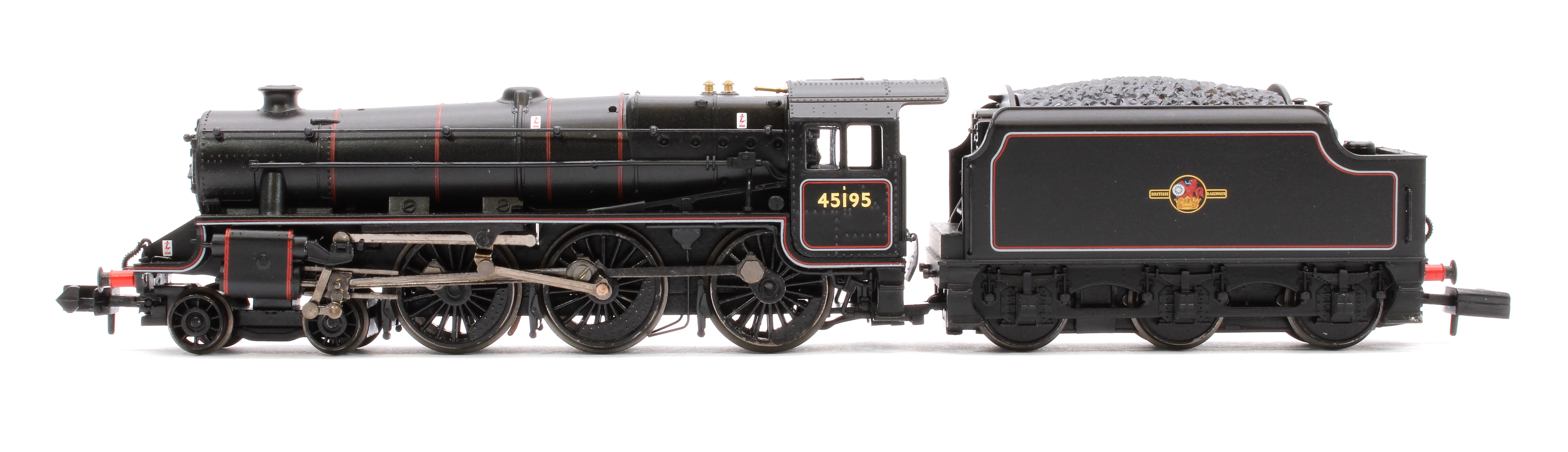 372-137A LMS 5MT 'Black 5' with Welded Tender 45195 BR Lined Black (Late Crest) - Image 5