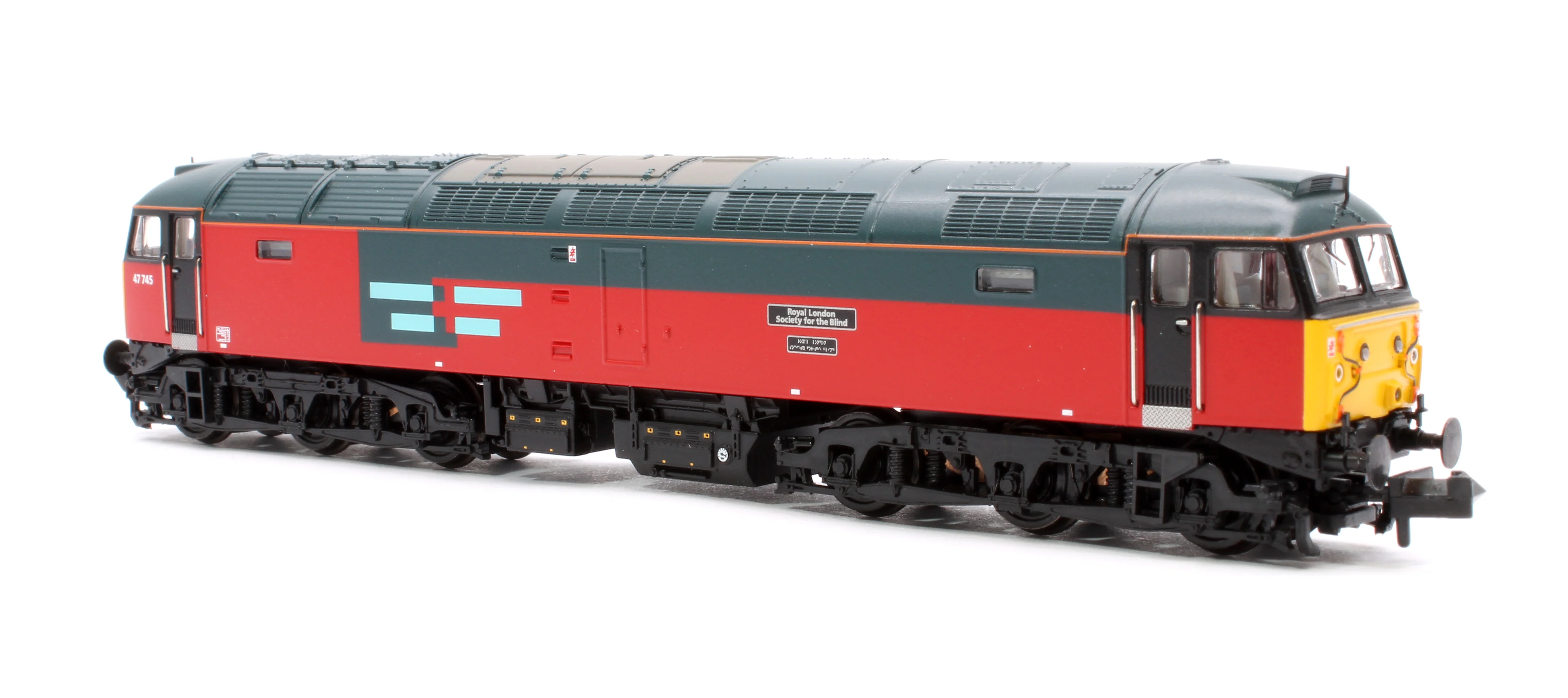 372-262 Class 47/7 47745 'Royal London Society For The Blind' Rail Express Systems Diesel Locomotive - Image 2