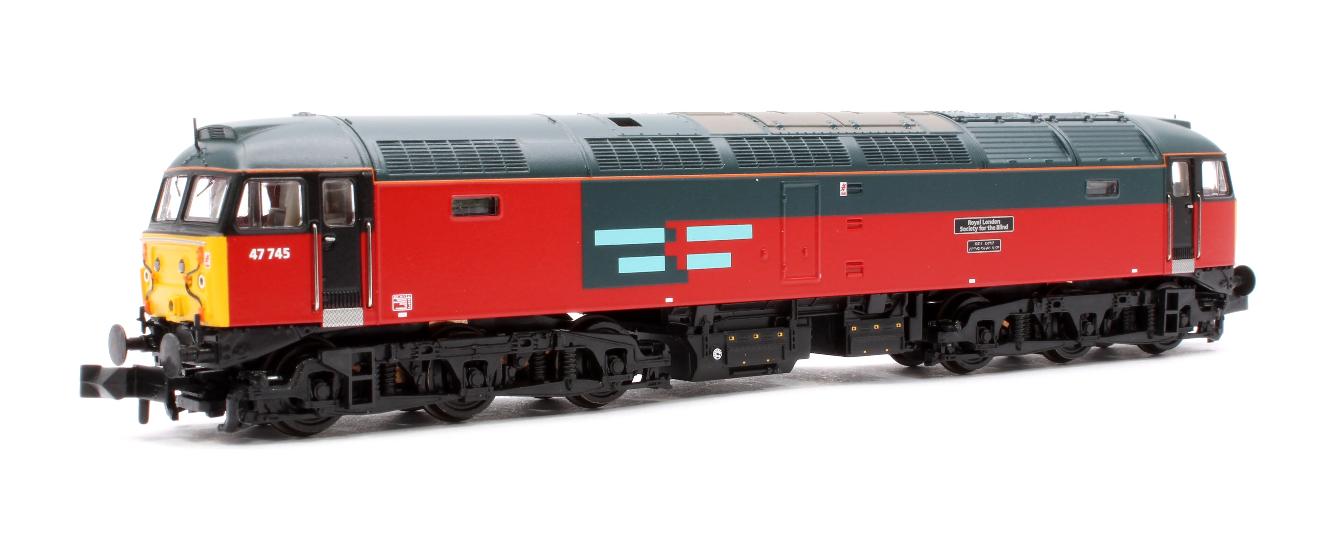372-262 Class 47/7 47745 'Royal London Society For The Blind' Rail Express Systems Diesel Locomotive - Image 3