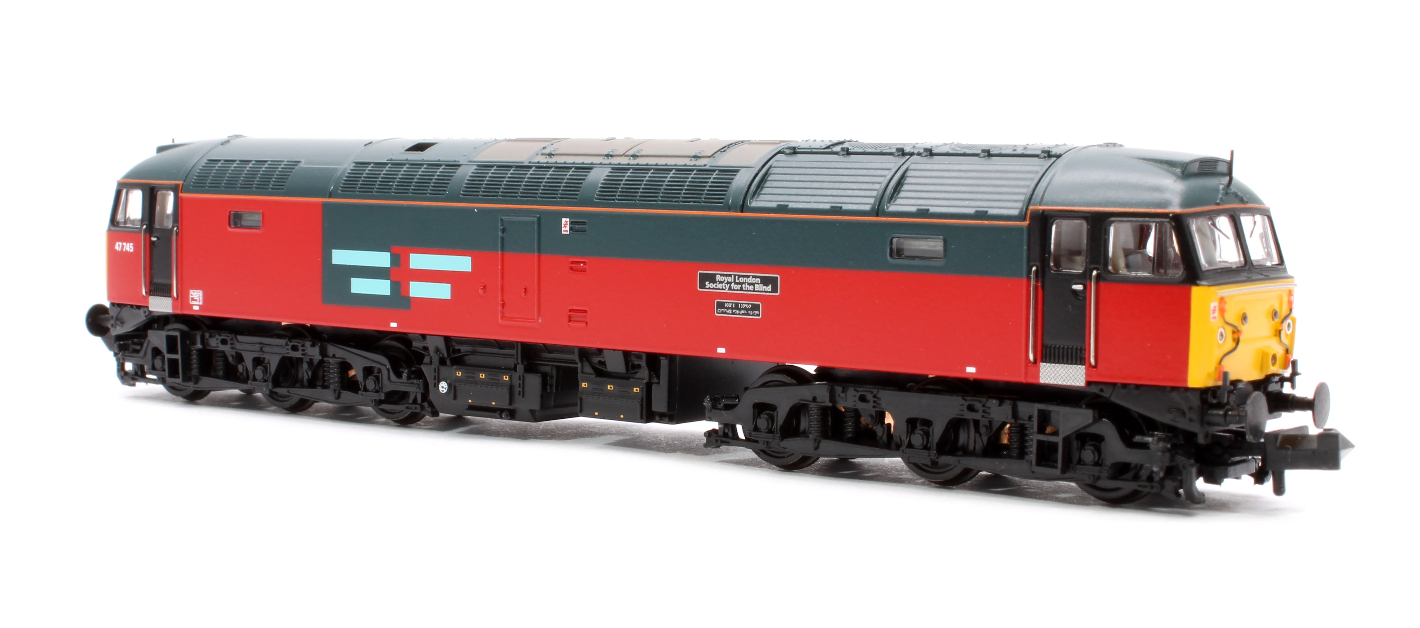 372-262 Class 47/7 47745 'Royal London Society For The Blind' Rail Express Systems Diesel Locomotive - Image 4