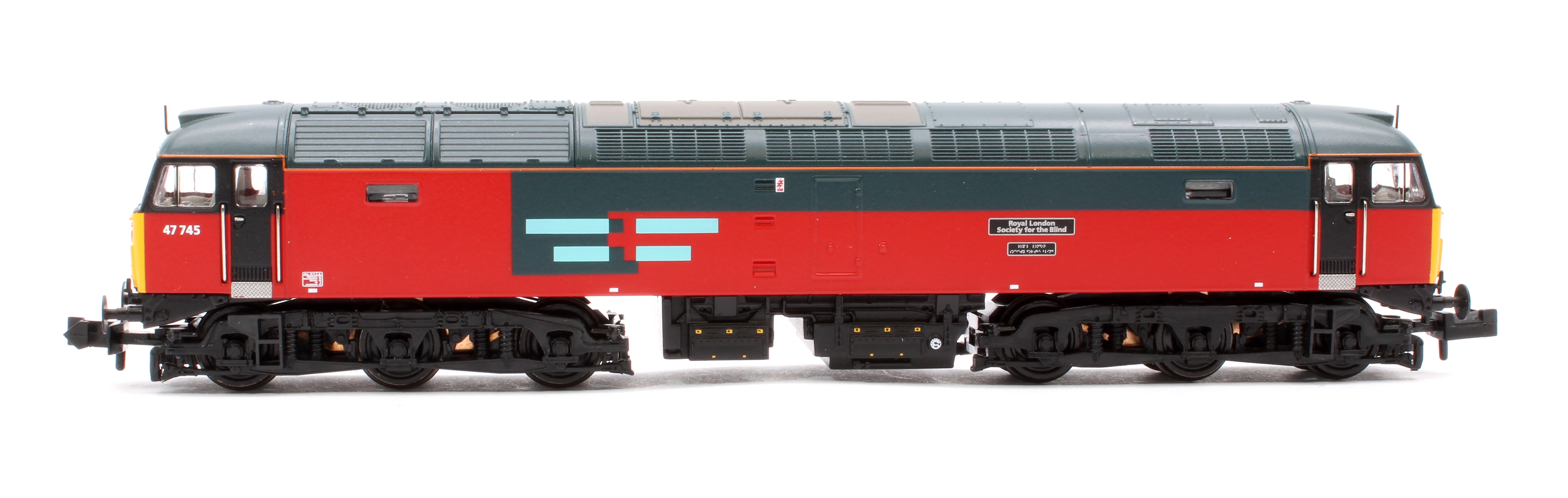 372-262 Class 47/7 47745 'Royal London Society For The Blind' Rail Express Systems Diesel Locomotive - Image 5