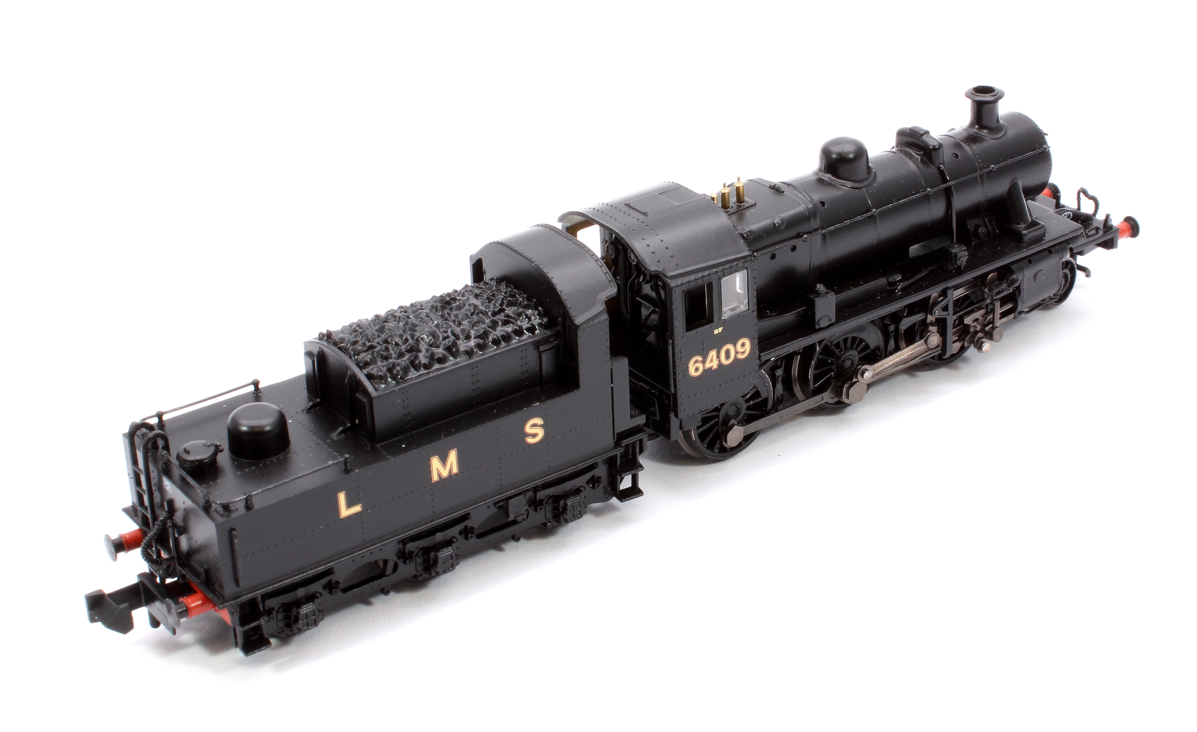 372-627BSF LMS Ivatt 2MT 6409 LMS Black Steam Locomotive - Sound Fitted - Image 10