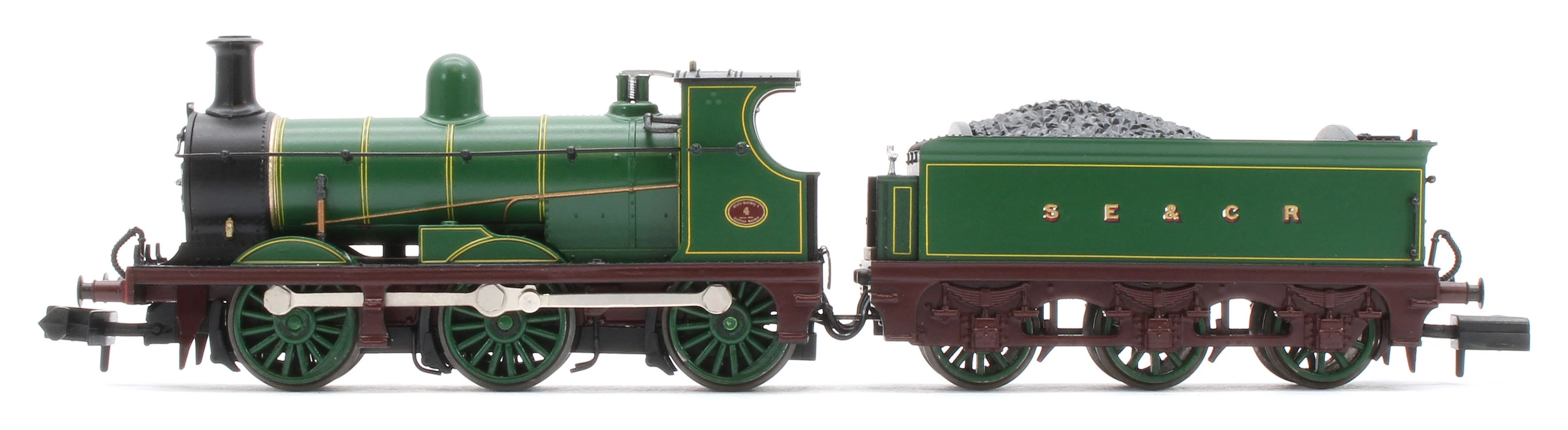 372-775ASF SE&CR C Class 4 SE&CR Lined Green (Simplified) Steam Locomotive - DCC Sound - Image 2