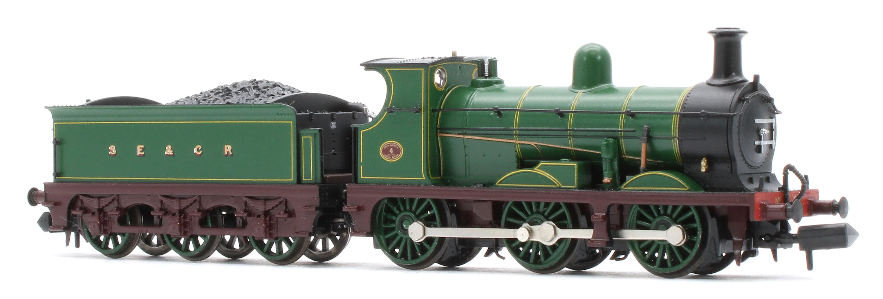 372-775ASF SE&CR C Class 4 SE&CR Lined Green (Simplified) Steam Locomotive - DCC Sound - Image 6
