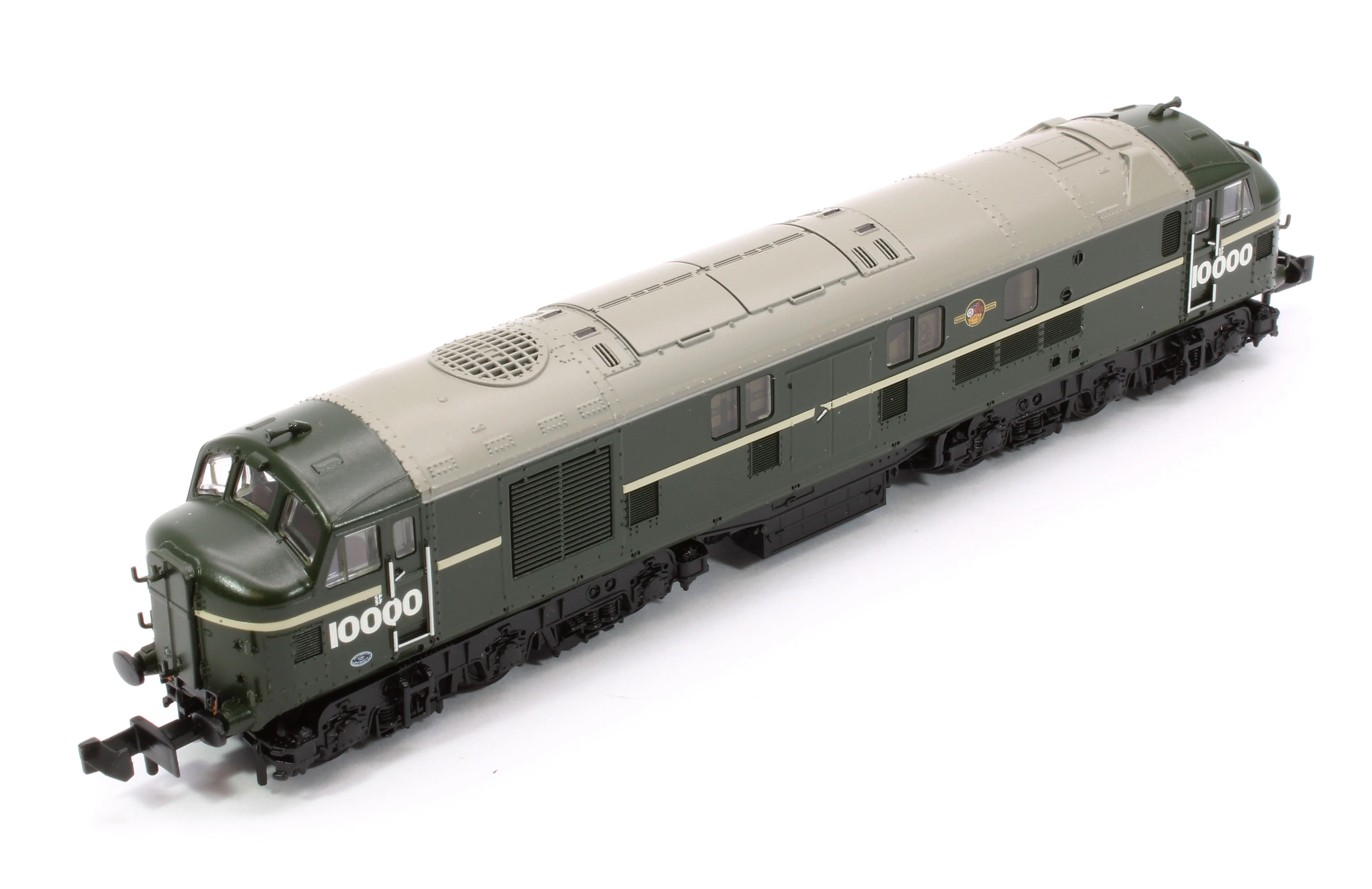 372-914SF LMS 10000 BR Green (Late Crest) Diesel Locomotive - DCC Sound - Image 11