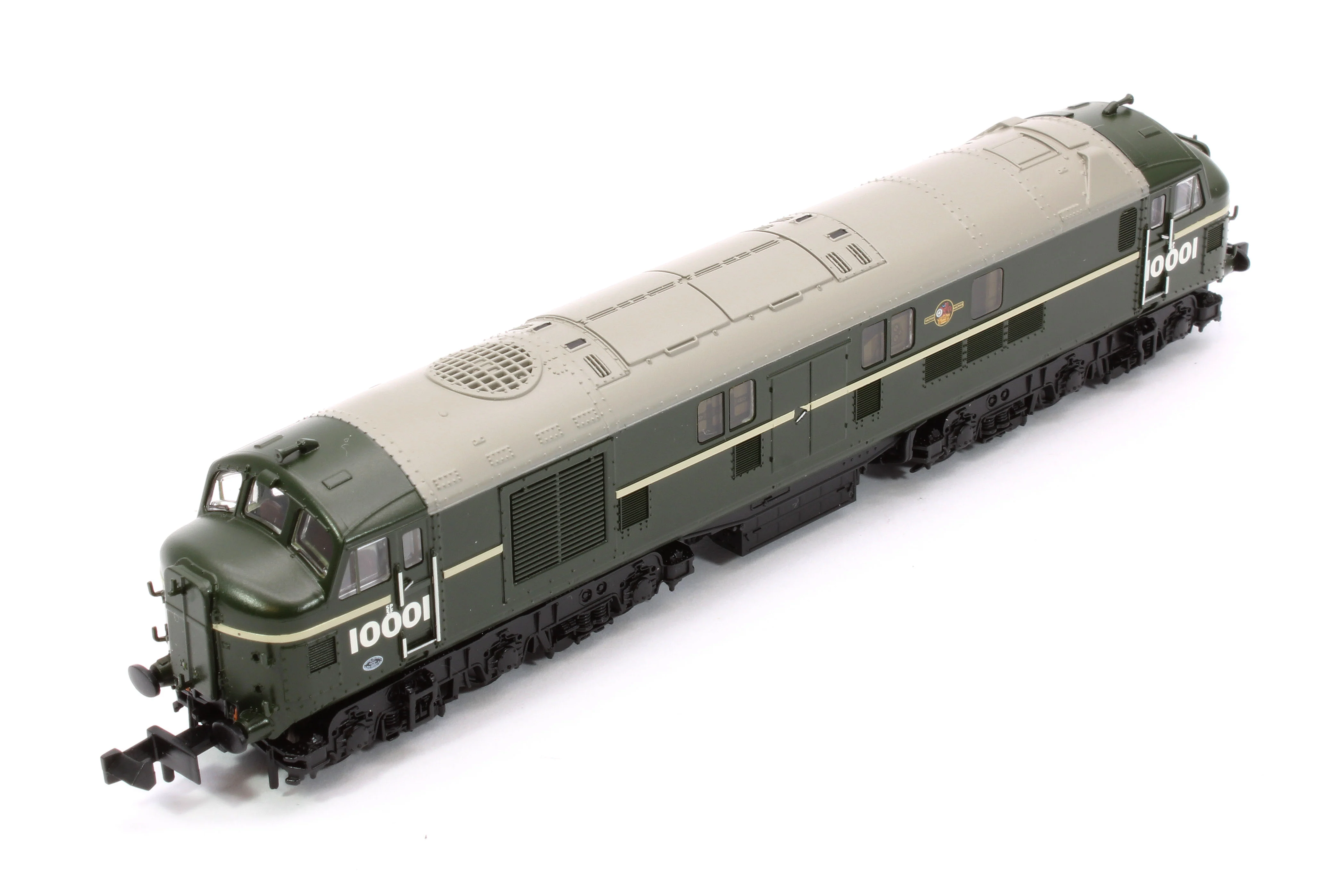 372-915SF LMS 10001 BR Green (Late Crest) Diesel Locomotive - DCC Sound - Image 11