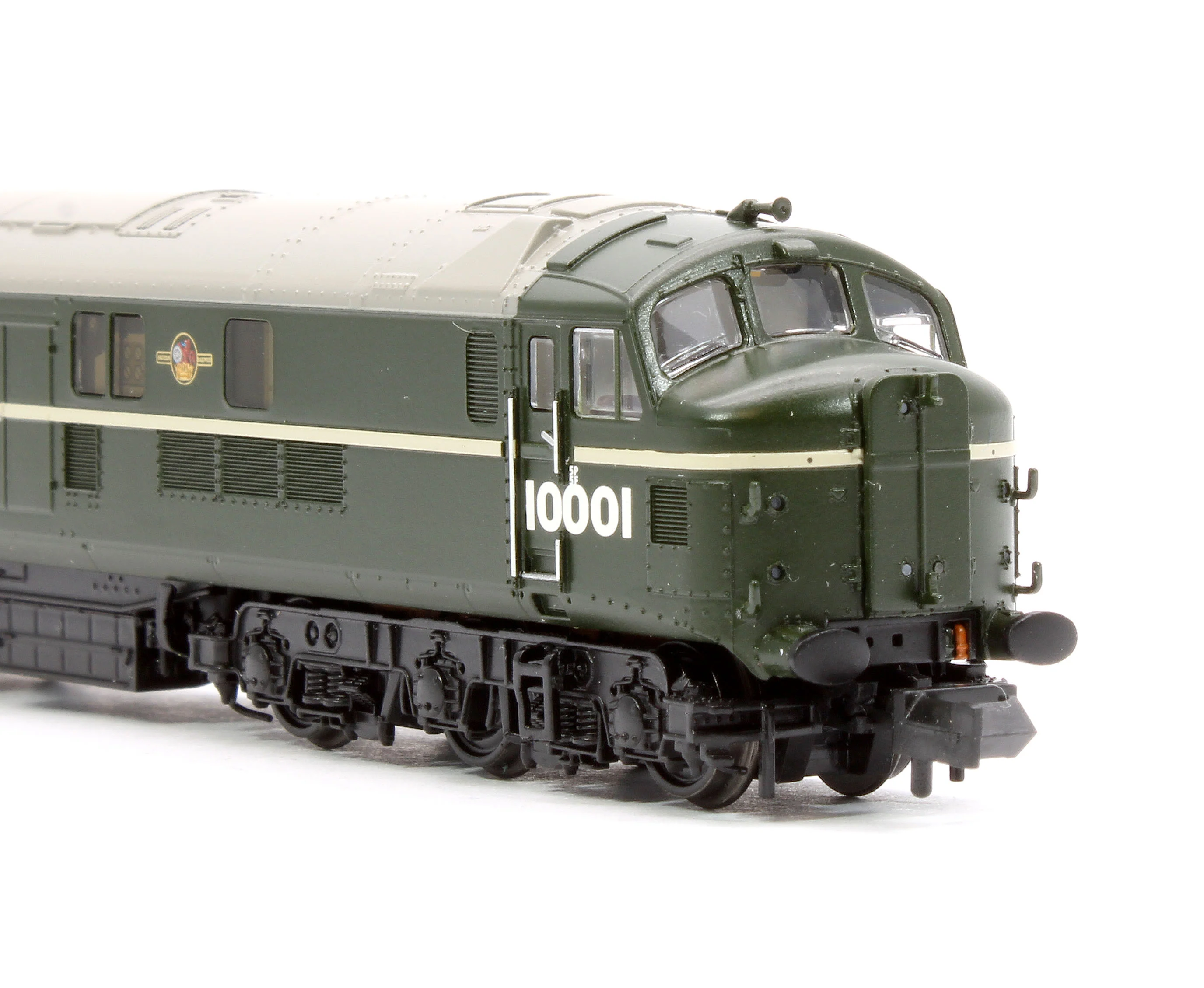 372-915SF LMS 10001 BR Green (Late Crest) Diesel Locomotive - DCC Sound - Image 8