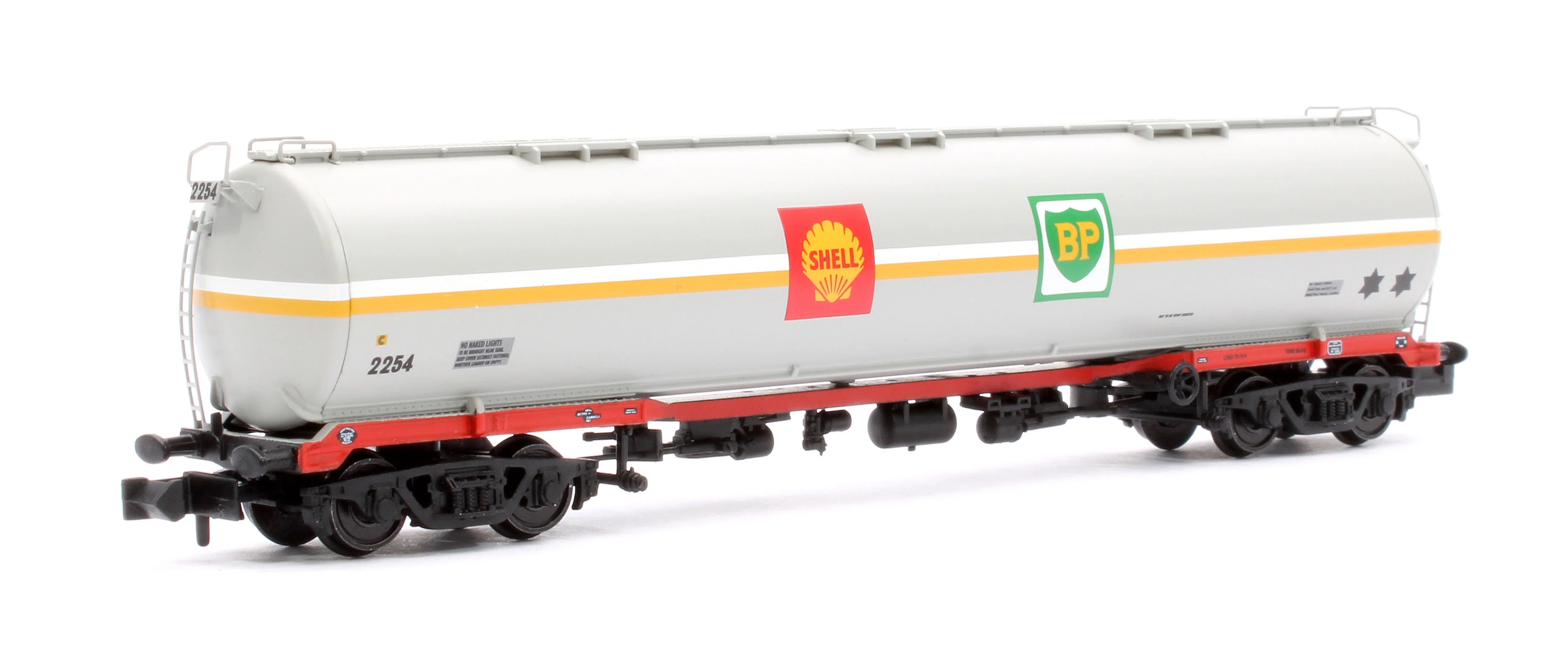 373-564A BR 102T TEA Bogie Tank Wagon 'Shell/BP' Grey No. 2254 - Image 3
