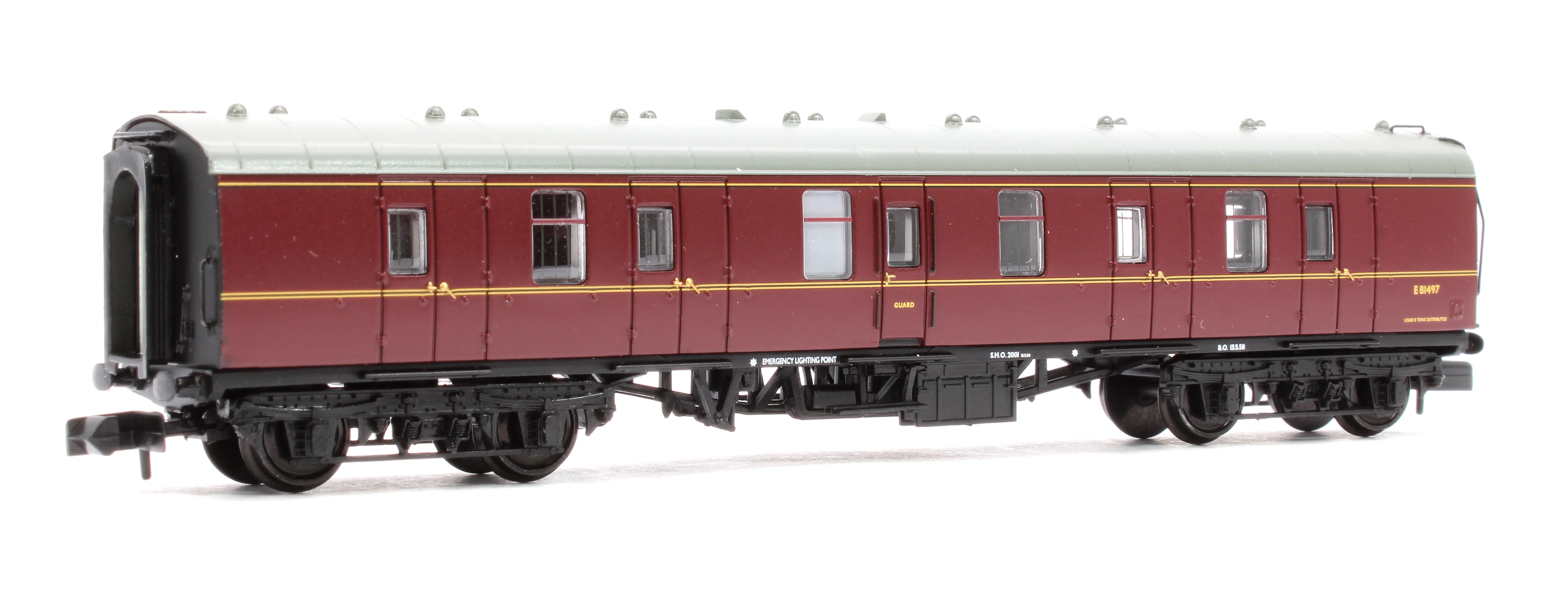 374-036D BR Mk1 BG Brake Gangwayed BR Maroon No. E81497