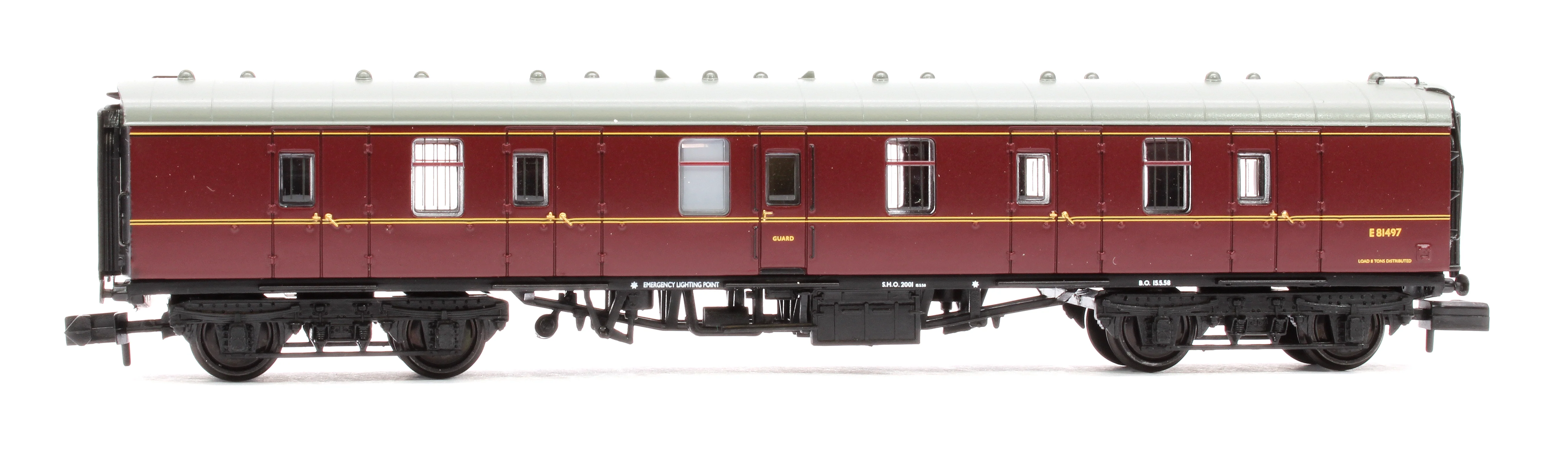 374-036D BR Mk1 BG Brake Gangwayed BR Maroon No. E81497 - Image 2