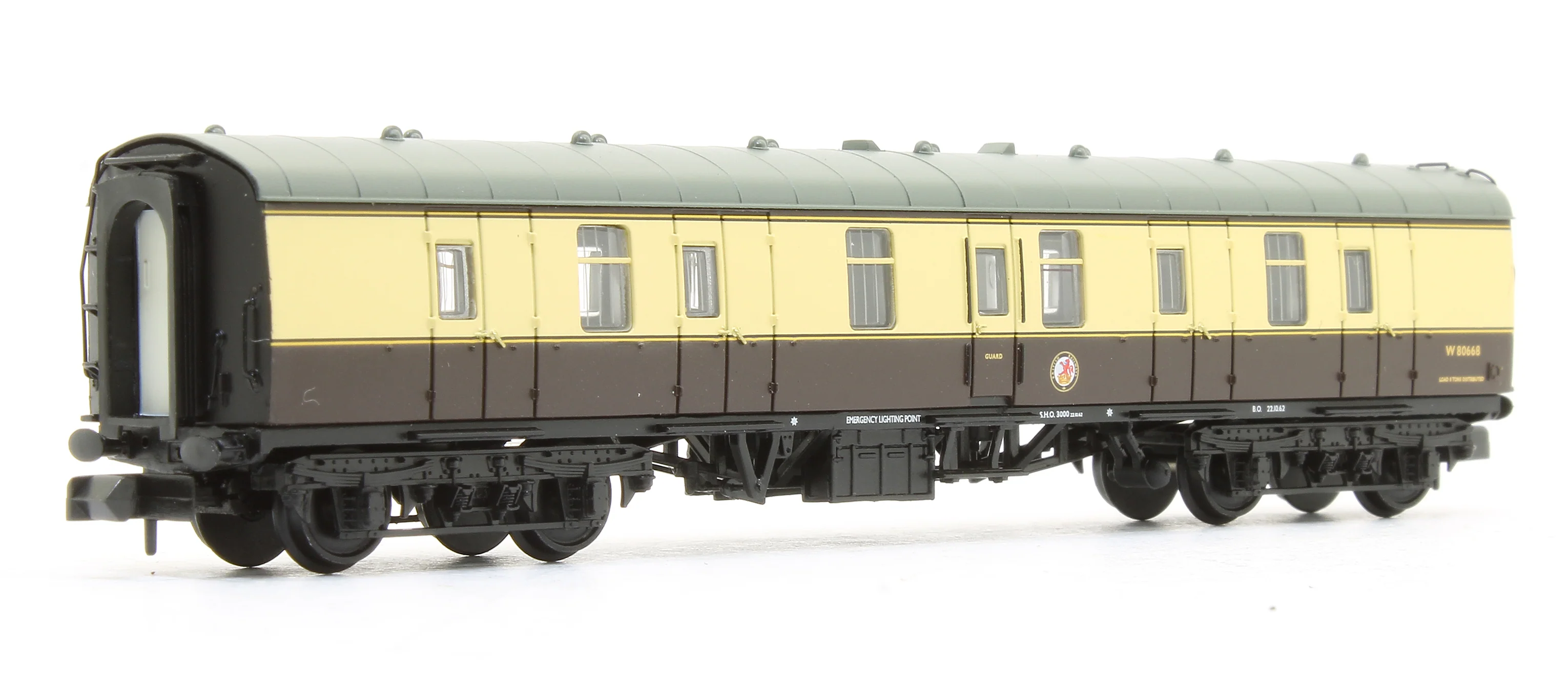 374-038A BR Mk1 BG Brake Gangwayed BR (WR) Chocolate & Cream No. W80668 - Image 2